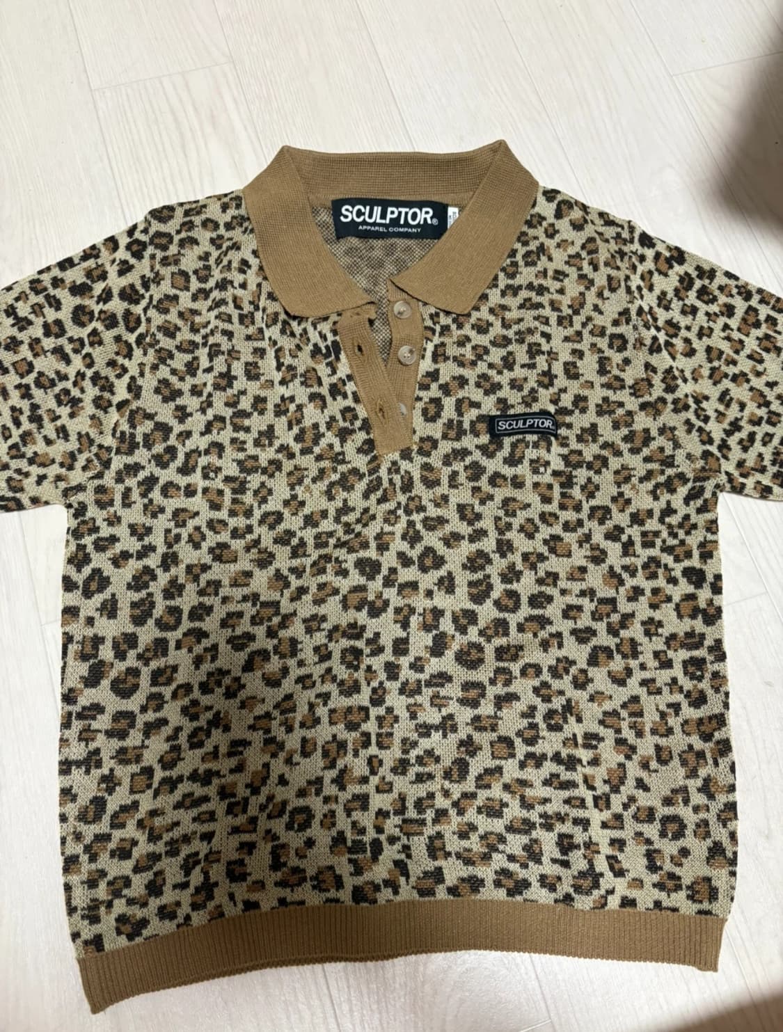 스컬프터 레오파드 탑 상품이미지1