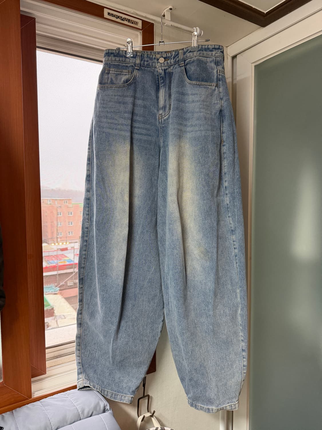 낫포너드 와이드 벌룬 데님 상품이미지1