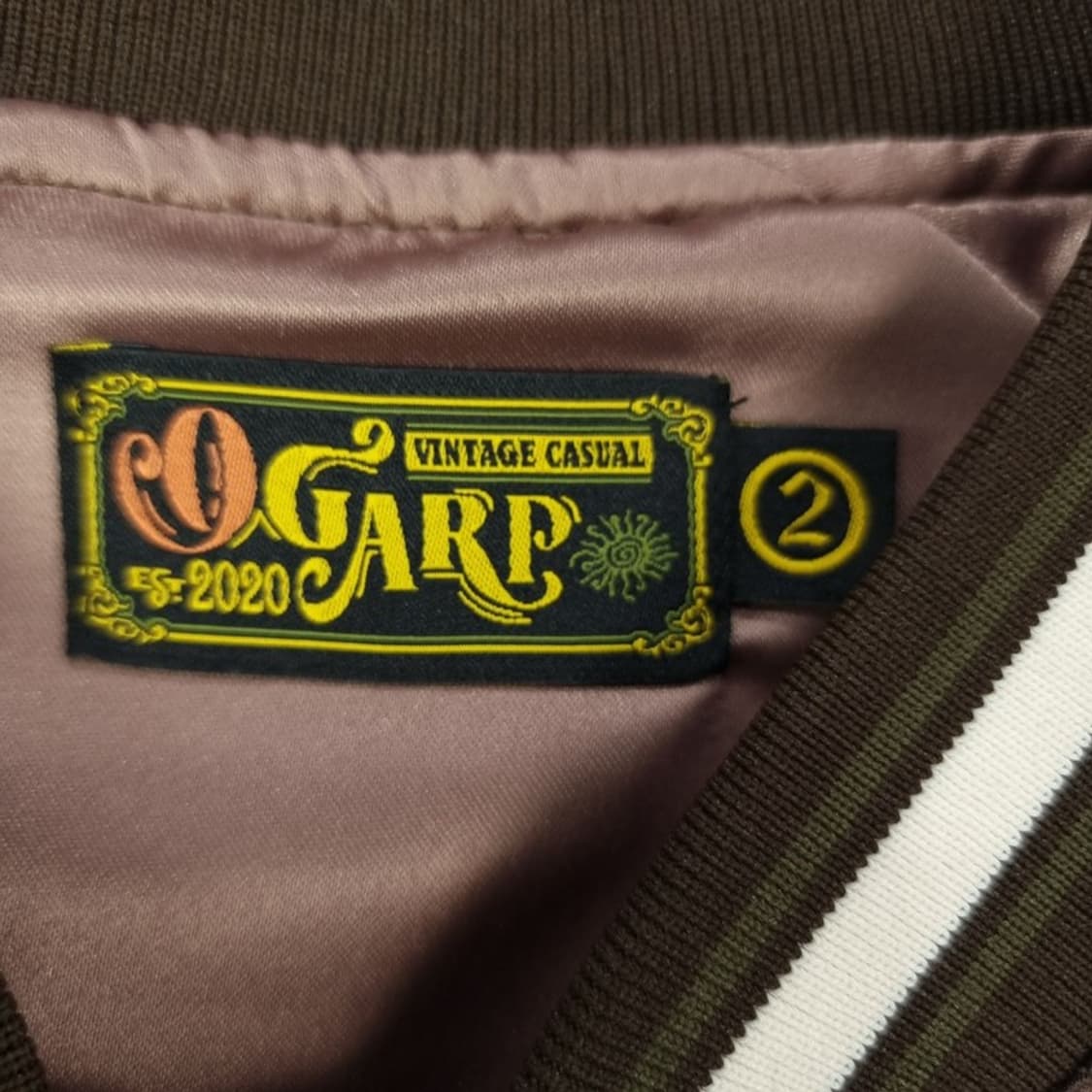 [오가프] 사틴 수베니어 스카쟌 블루종 자켓 M18962 상품이미지8