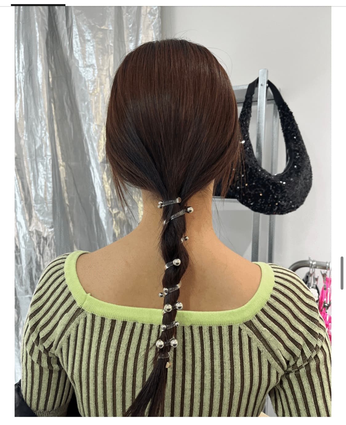 하우스 오브 하우스 실버볼 스크런치 2개 상품이미지5