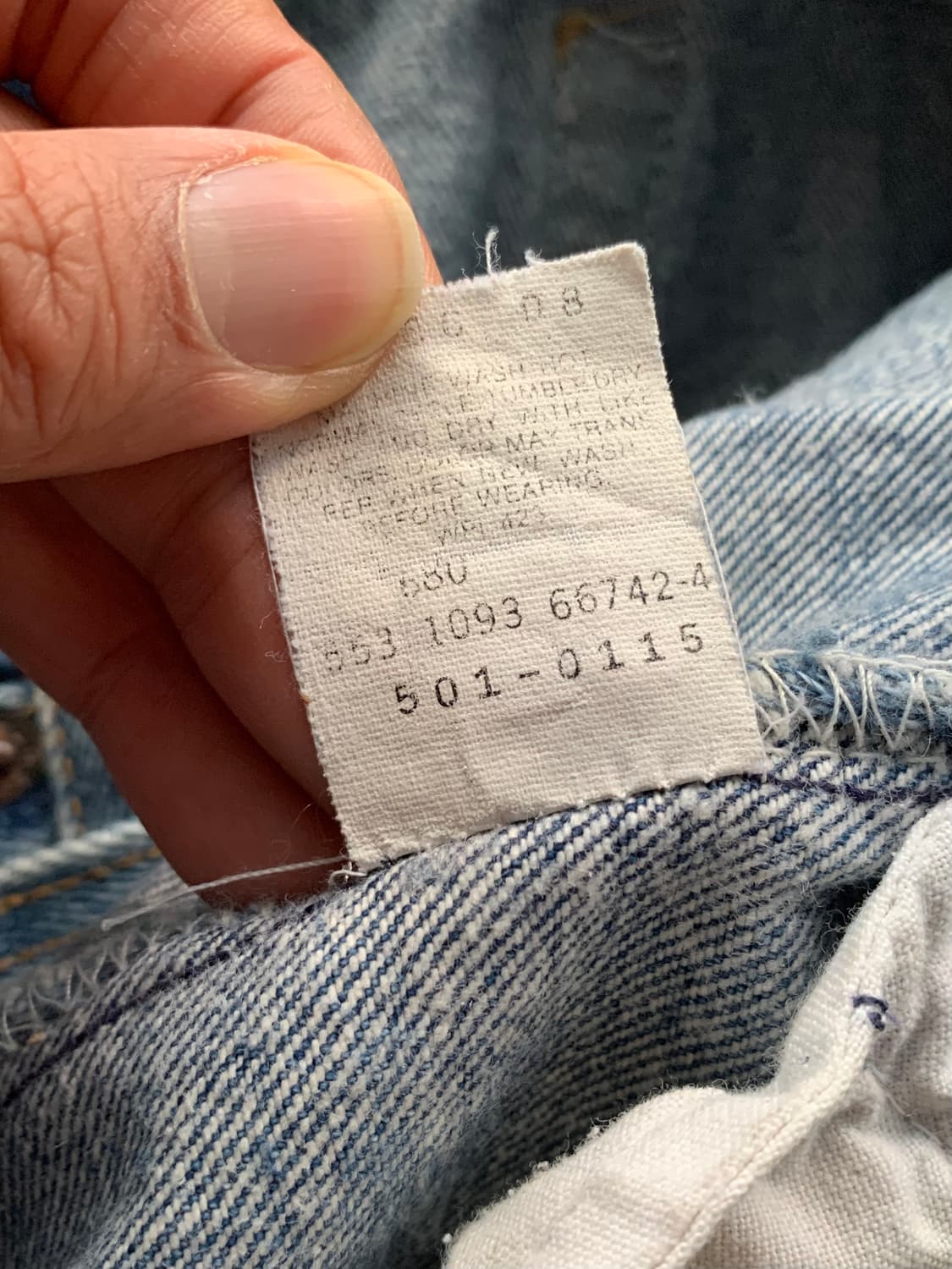 90s 리바이스 501 데님팬츠 38X32 상품이미지4