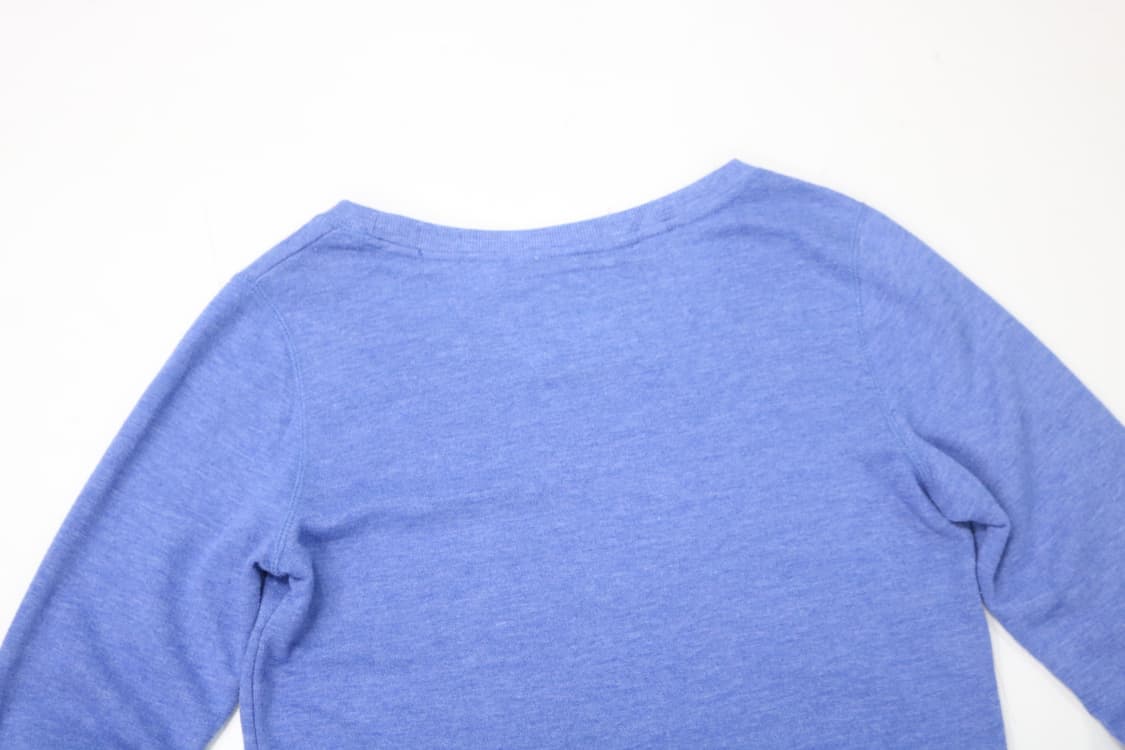 UnderWraps 언더랩스 빈티지 타이포그래피 블루 스웨트셔츠 (M) 상품이미지7