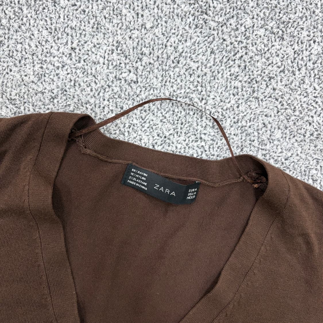 M 자라 여성 브이넥 니트 0319J 상품이미지2