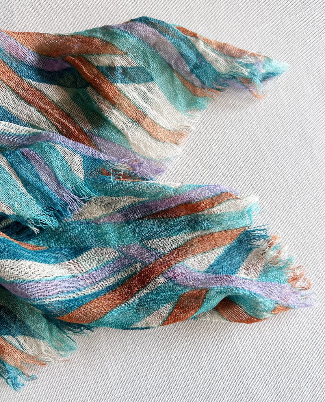 JPV orange&green sheer scarf 상품이미지7