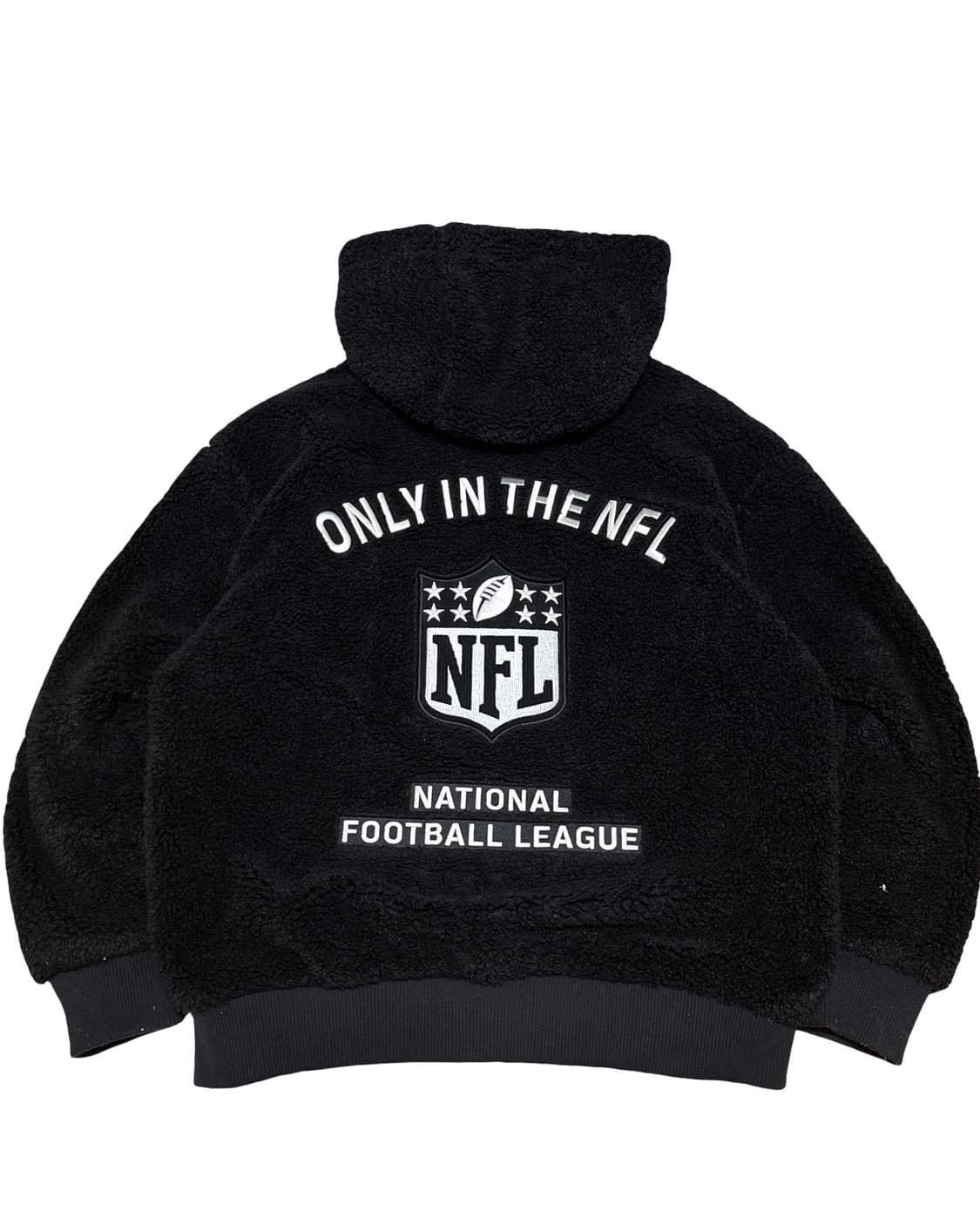 NFL 블랙 후드 플리스 자켓 상품이미지3