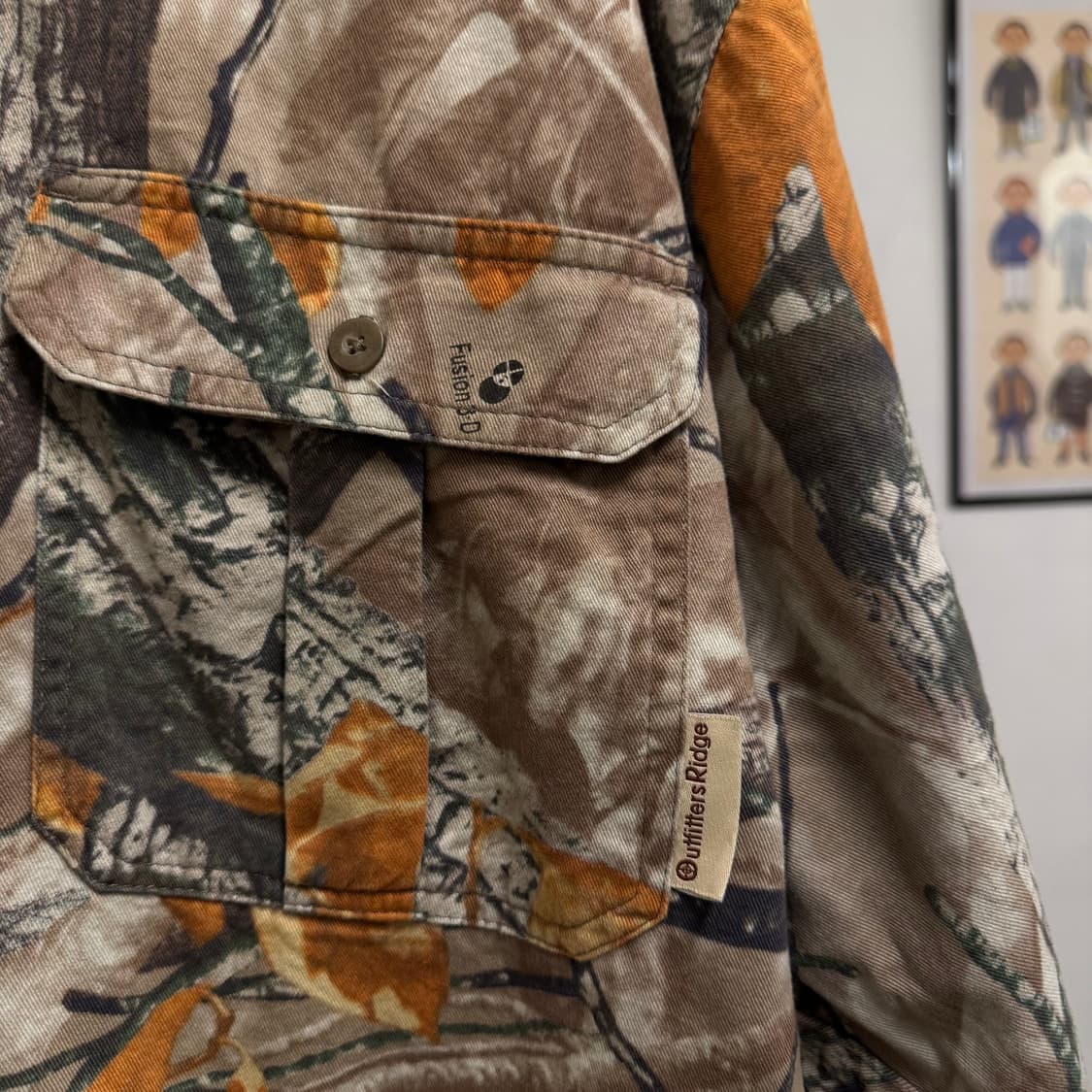 리얼트리 카모 기모 남방 상품이미지5