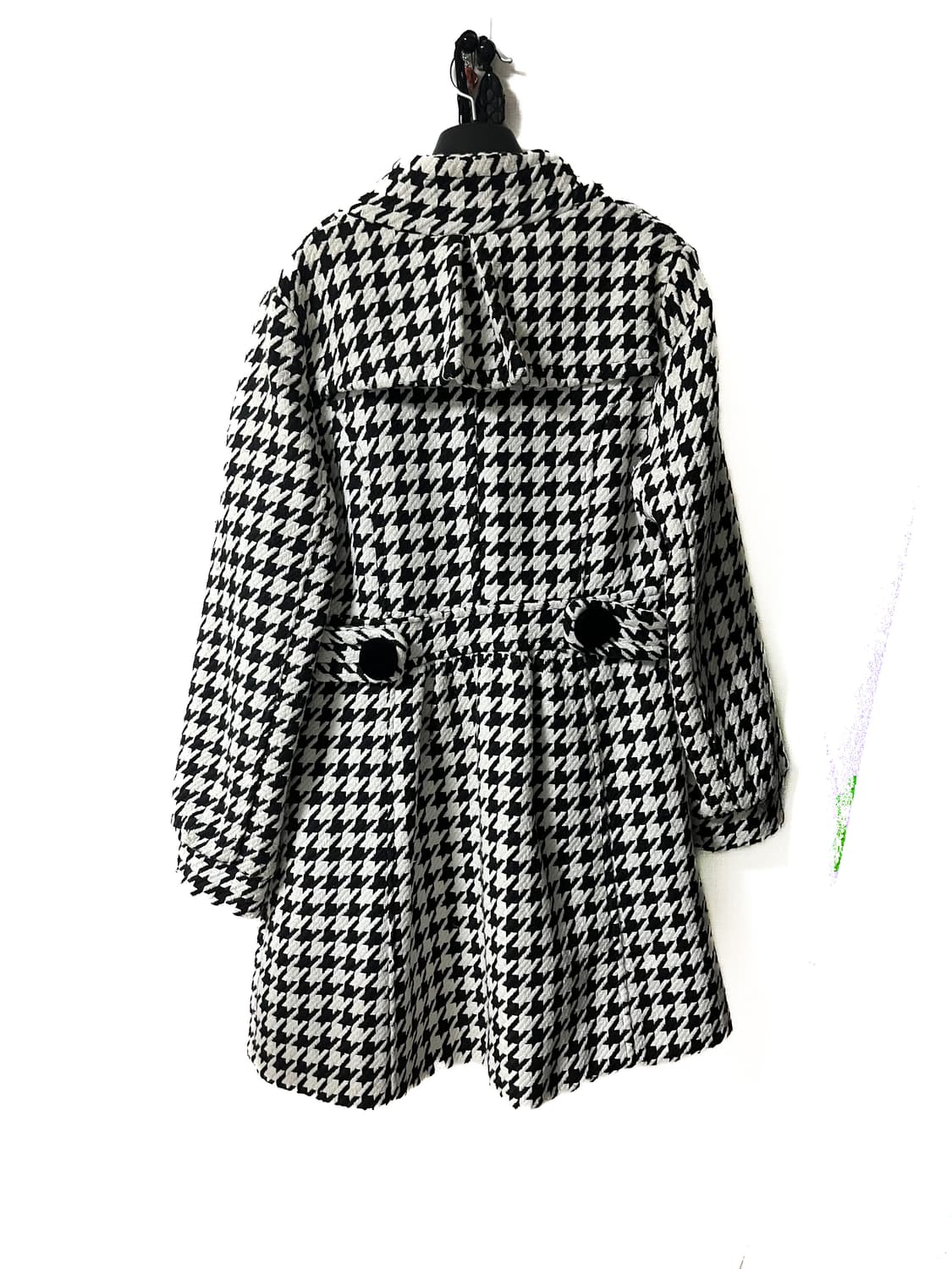 빈티지 하운즈투스 패턴 코트  상품이미지2