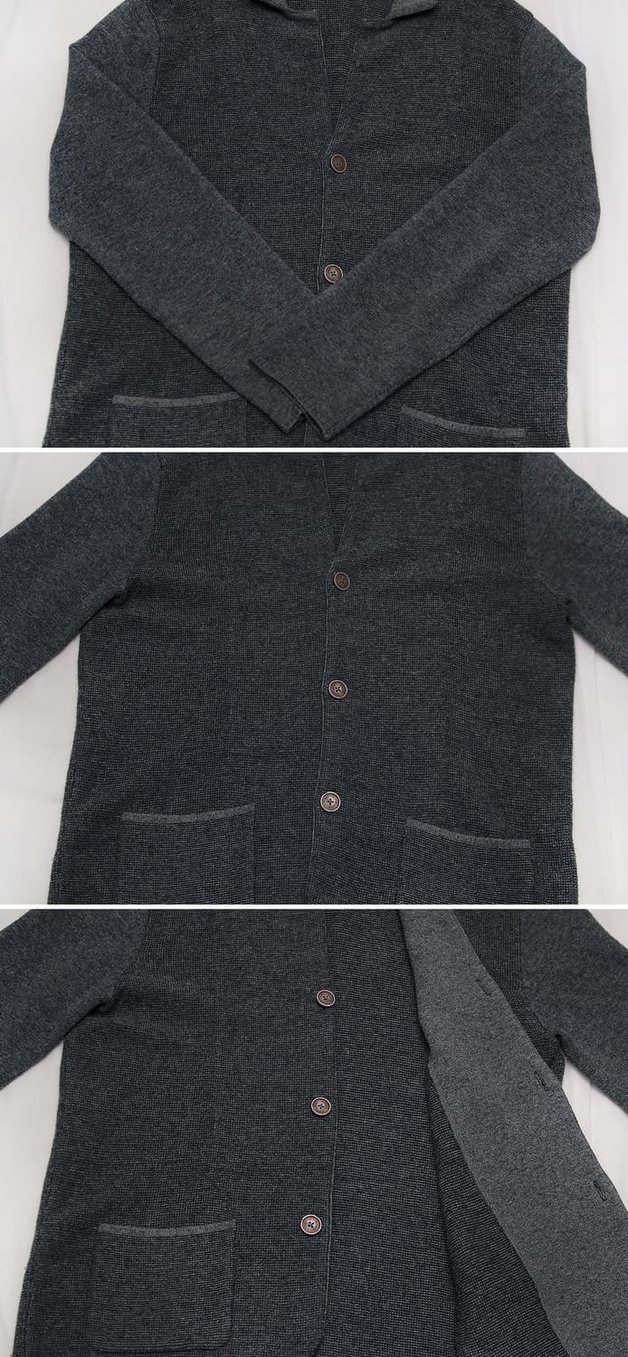 헨리코튼 버튼 클래식 홈스펀 울니트 가디건 자켓 (100-105) 상품이미지6