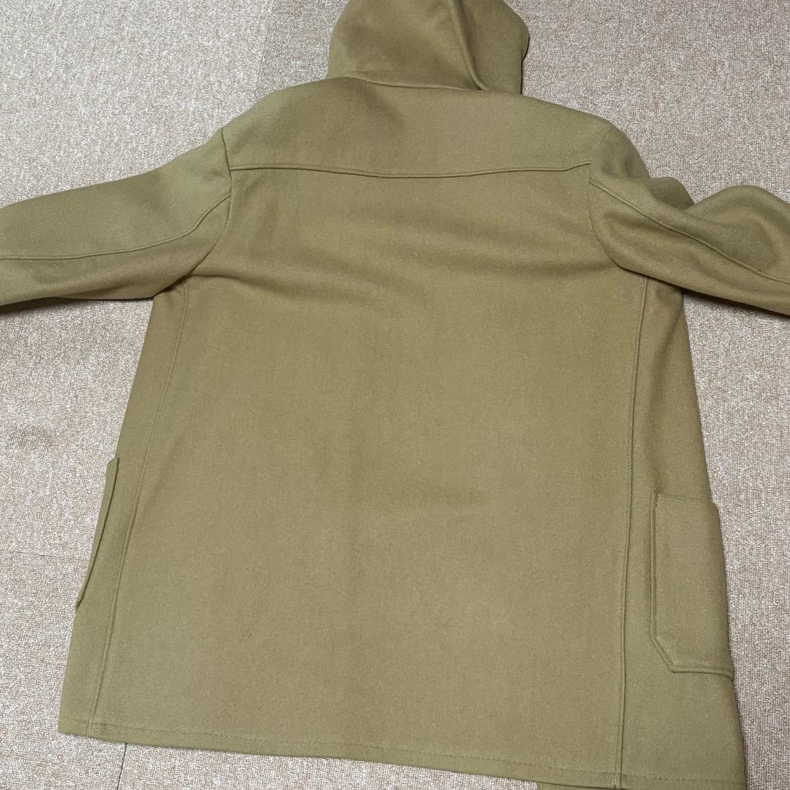 쇼트 카멜 더플코트 42 상품이미지5