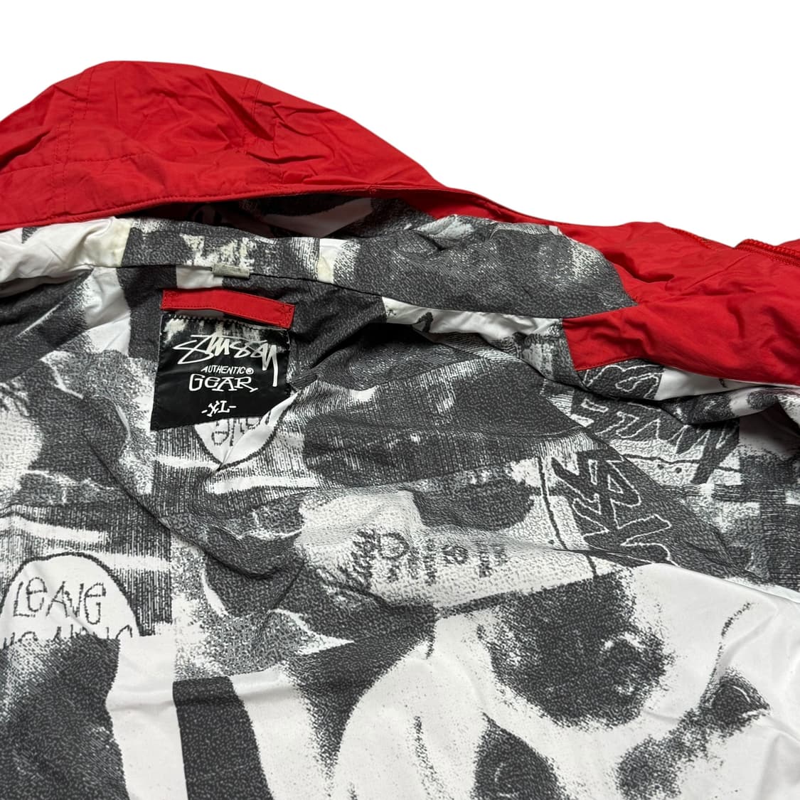 스투시 Authenticated Gear 마운틴 자켓 레드 XL 상품이미지4