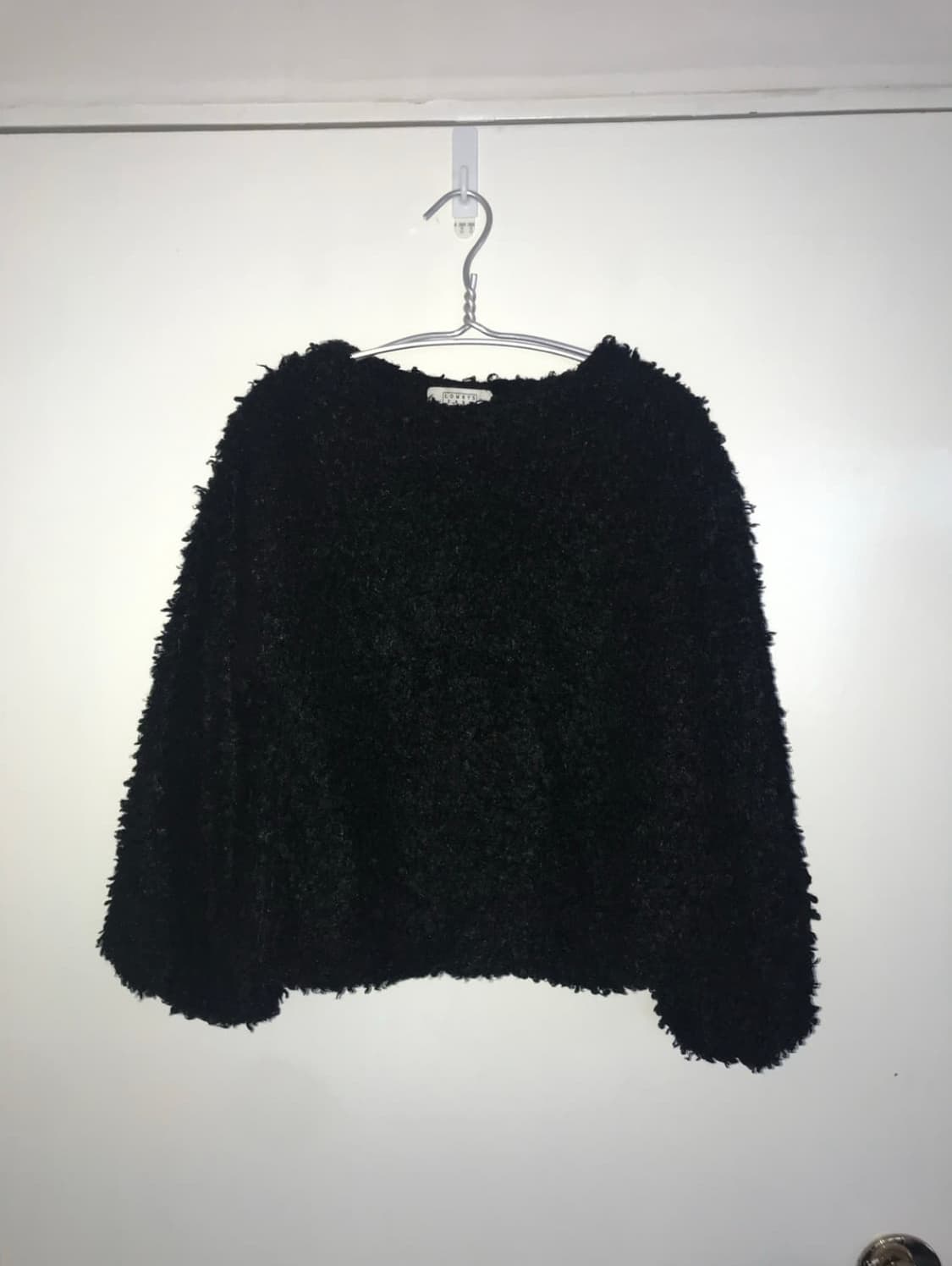 부클 퍼 니트 상품이미지1