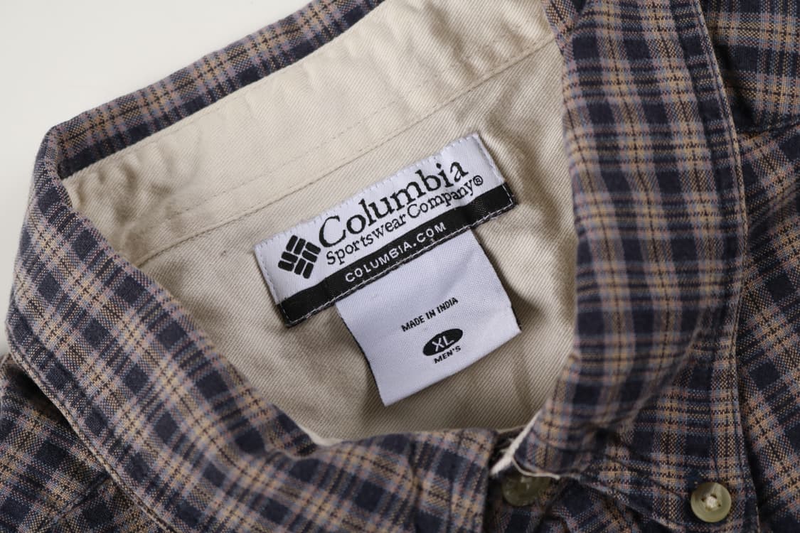 [XL] 빈티지 컬럼비아 체크셔츠 상품이미지3