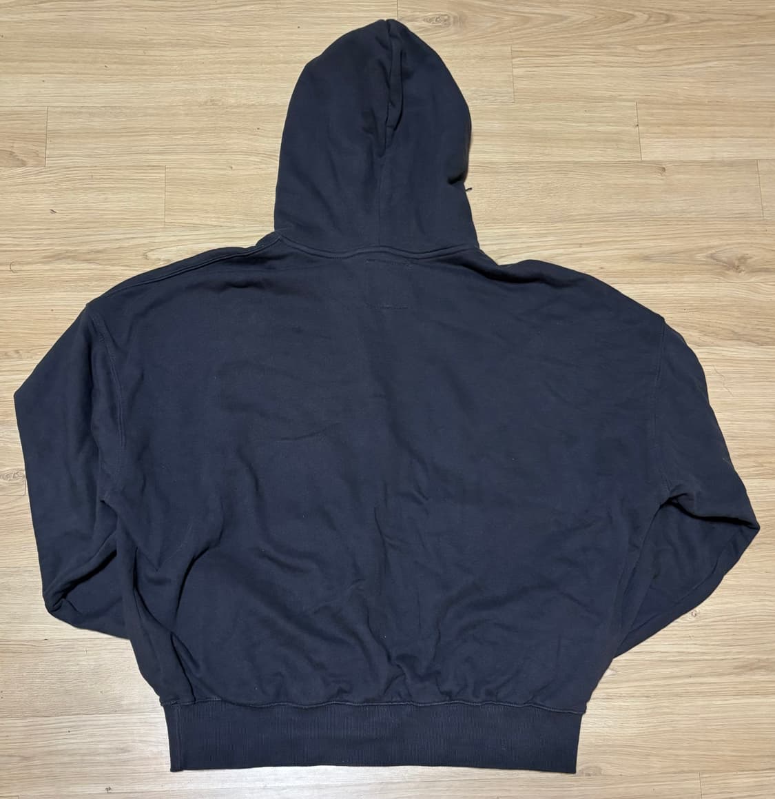 언더마이카 후드티 무.09 안티 오버사이즈 후디 다크네이버 상품이미지4