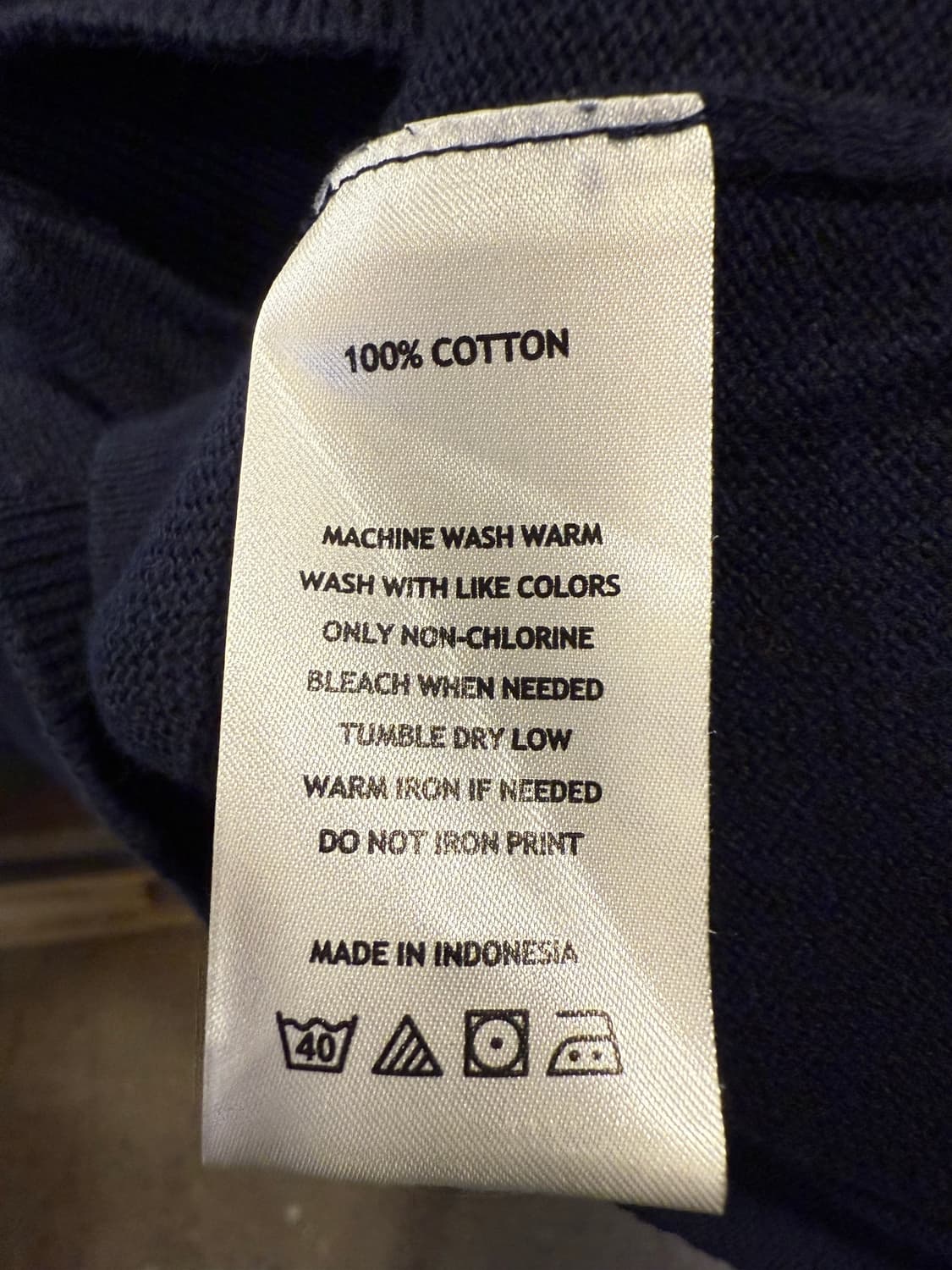 폴로 랄프로렌 화이트포니 네이비 브이넥 가디건 상품이미지3