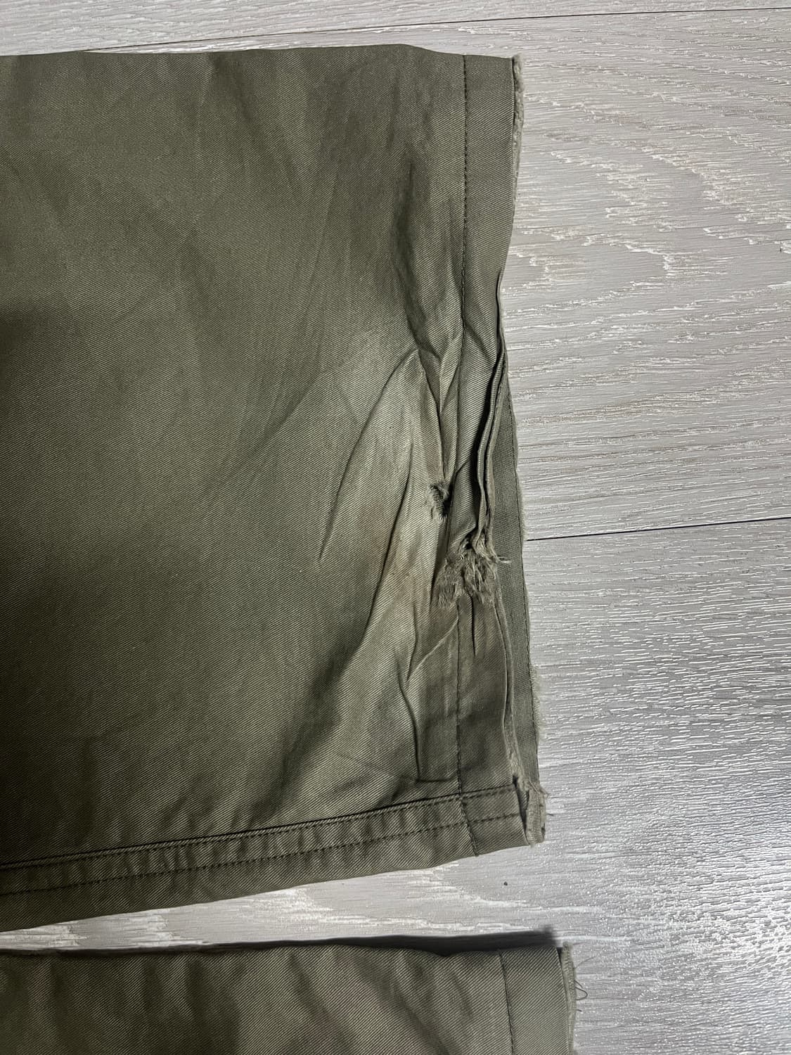 코이세이오 플로우 폴드 팬츠 카키(0사이즈) 상품이미지4