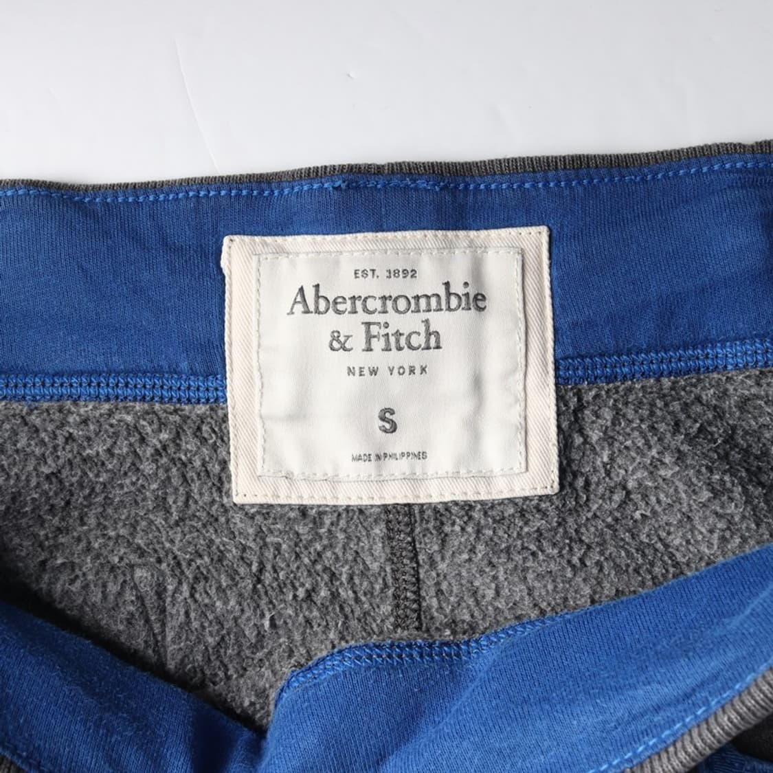 아베크롬비 빅로고 자수 기모 조거 팬츠 다크그레이 S 상품이미지6