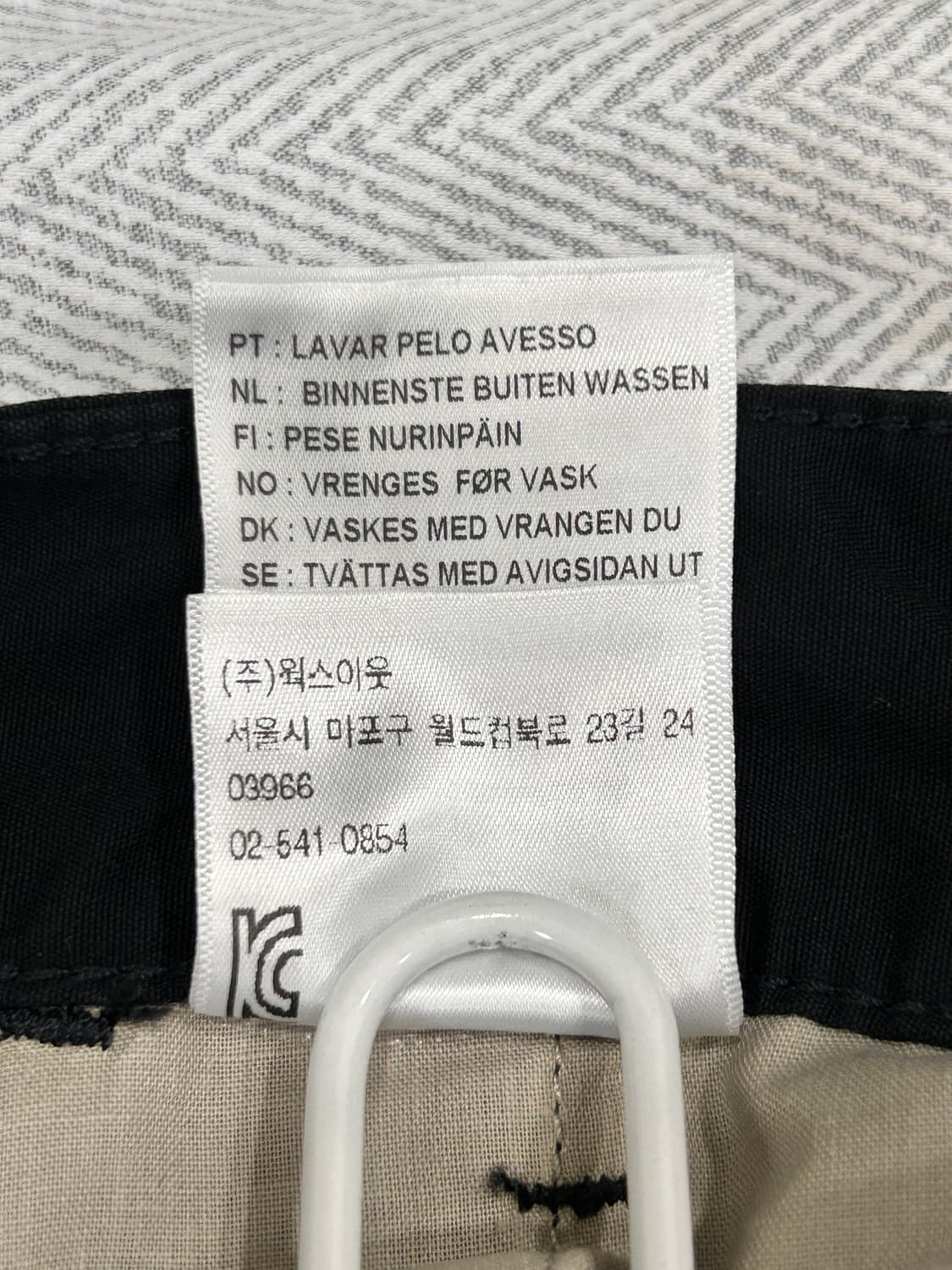 칼하트 콜 카고팬츠 32인치 블랙 와이드핏 상품이미지9