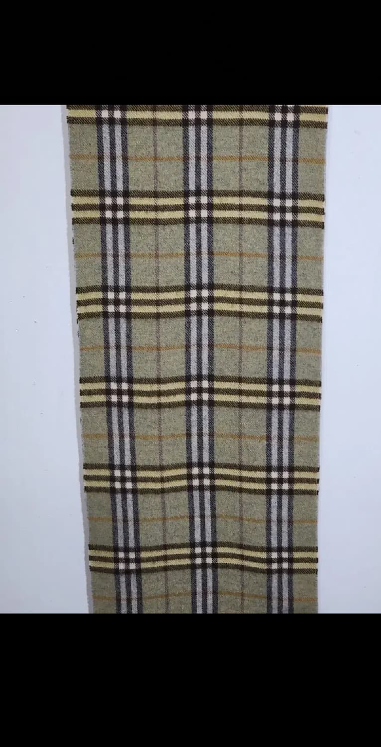 (정품) 버버리 목도리 체크 머플러 램스울 영국판  상품이미지3