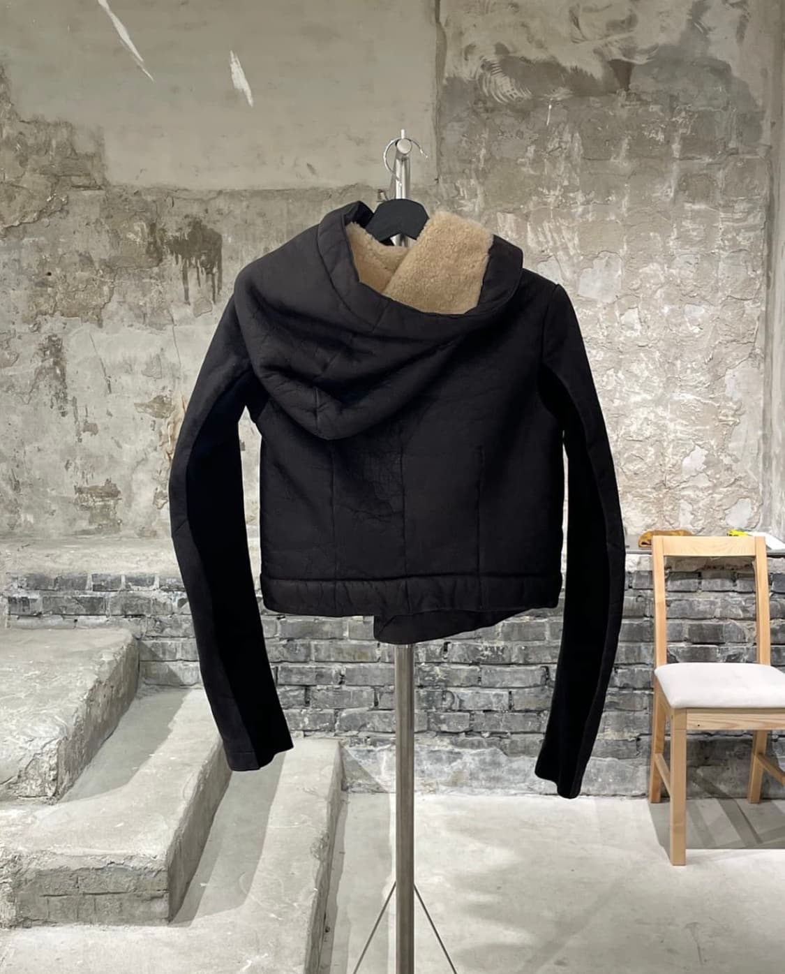 릭 오웬스 다크 브라운 쉽스킨 무스탕 자켓 상품이미지7