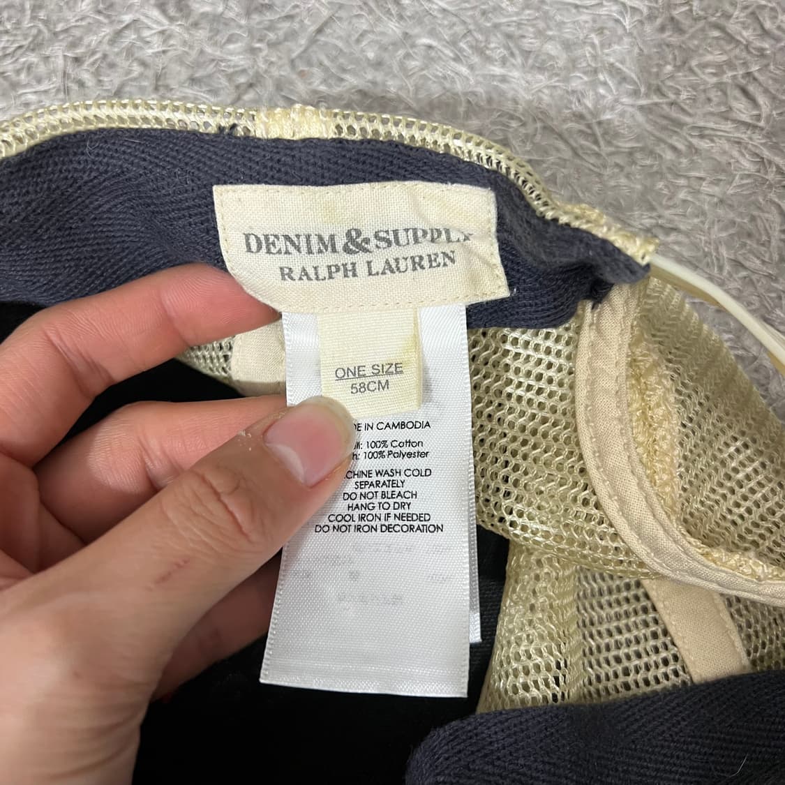 데님앤서플라이 볼캡 상품이미지3