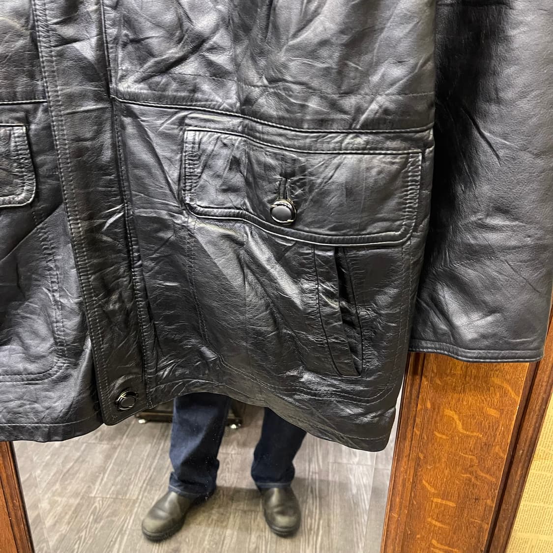 빈티지 소가죽 레더 상품이미지3