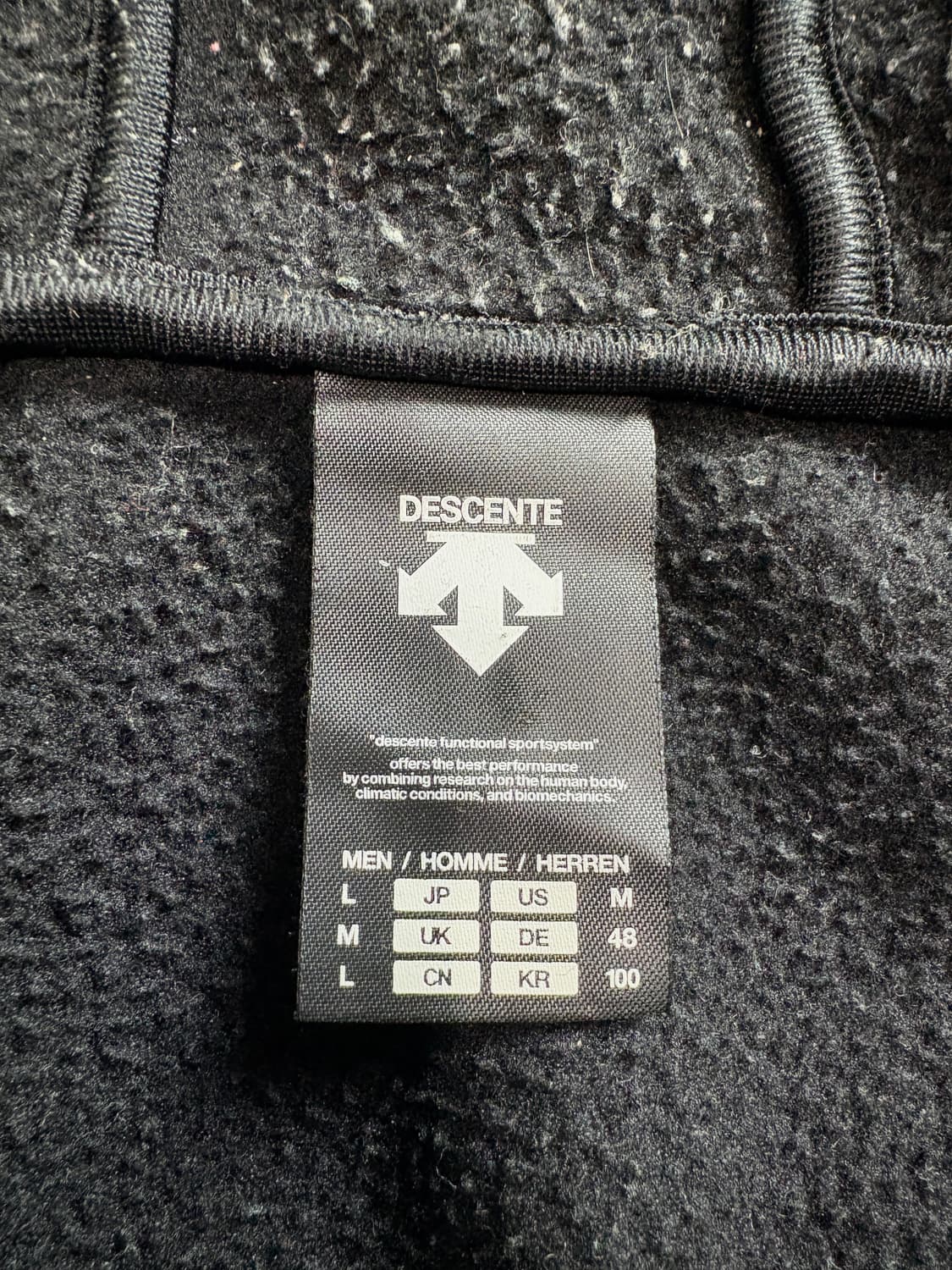 데상트 스키 패츠 에슬레틱 플리스 후디 집업 3498 상품이미지4