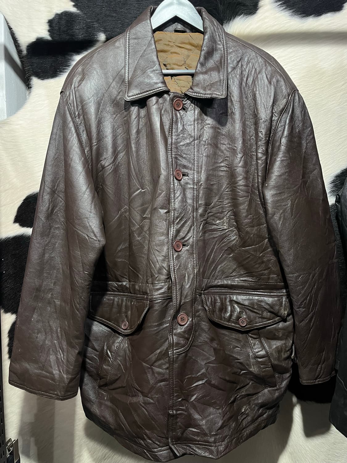 브라운 양가죽 자켓 상품이미지3