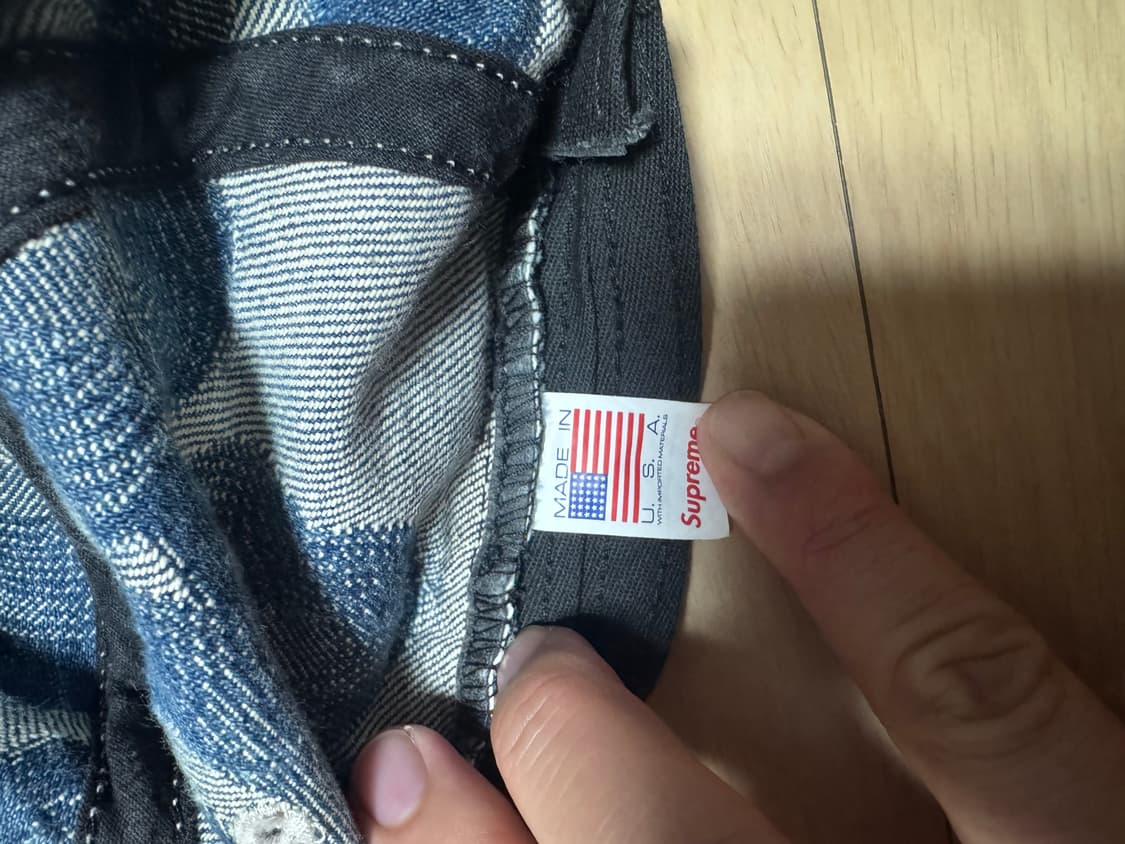 [FREE]슈프림 플레임 자카드 데님 캠프캡 판매합니다. 상품이미지5