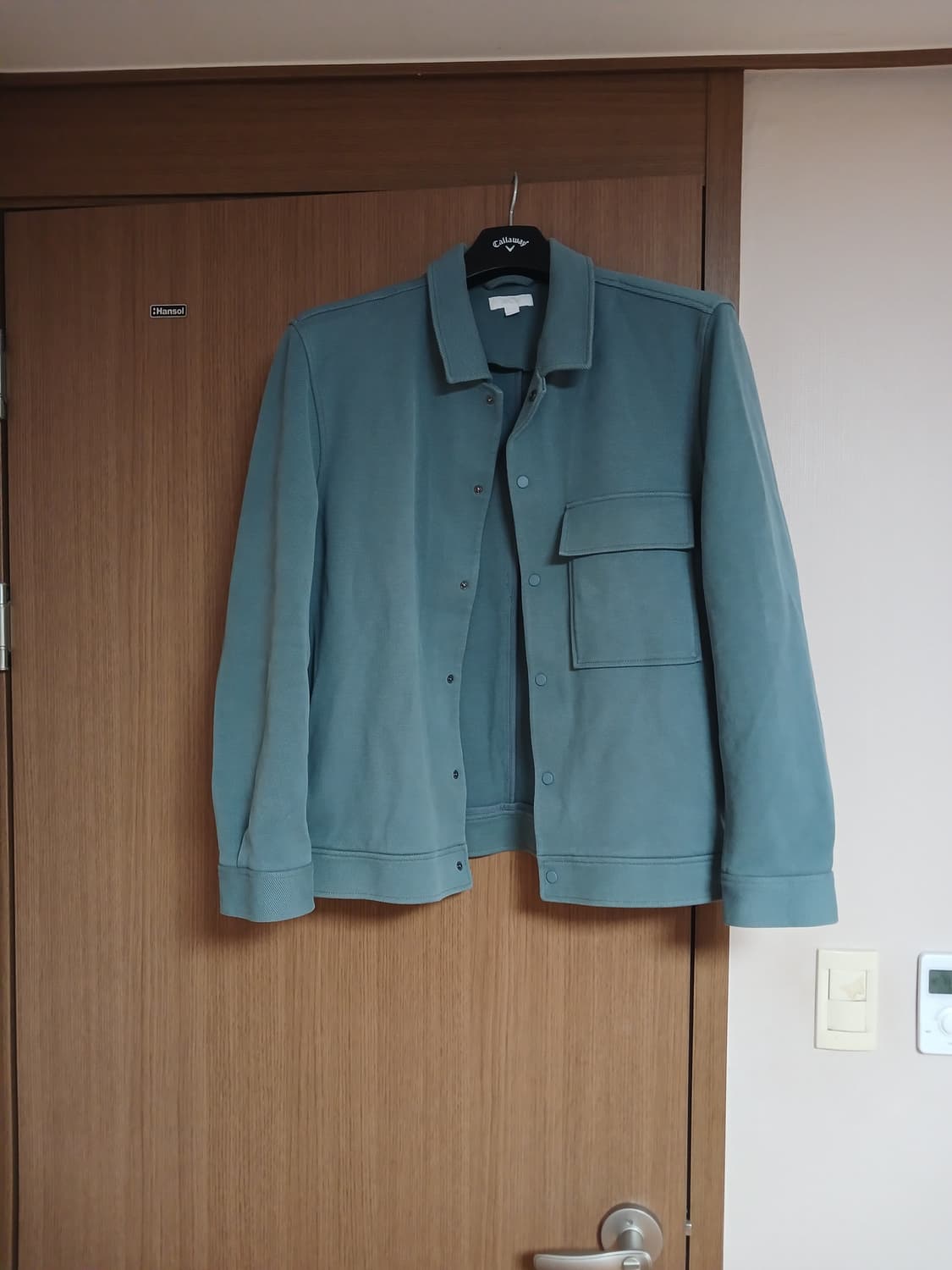 COS 민트 트윌 자켓 L 상품이미지5