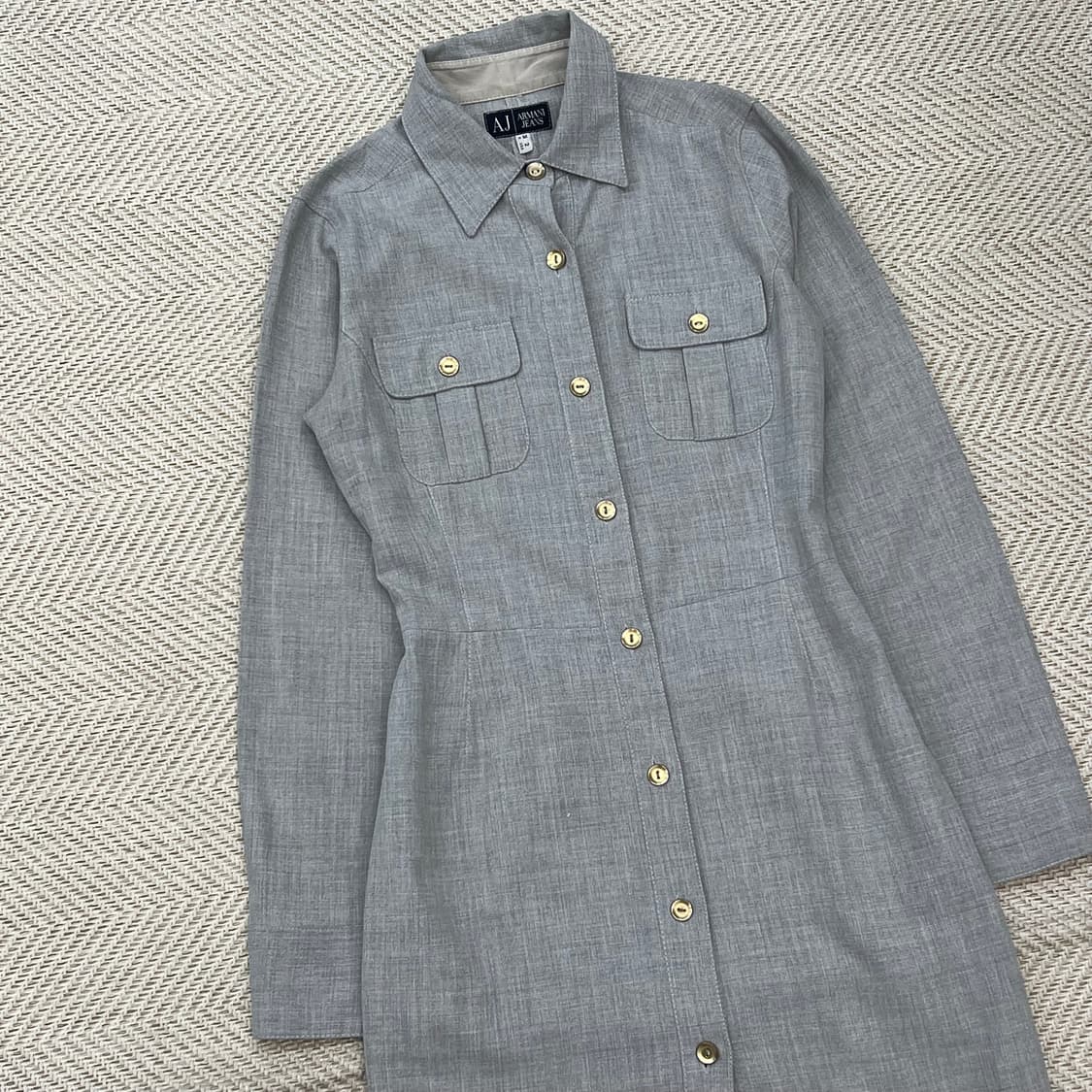 아르마니 진스 투포켓 셔츠원피스 r2620 상품이미지3