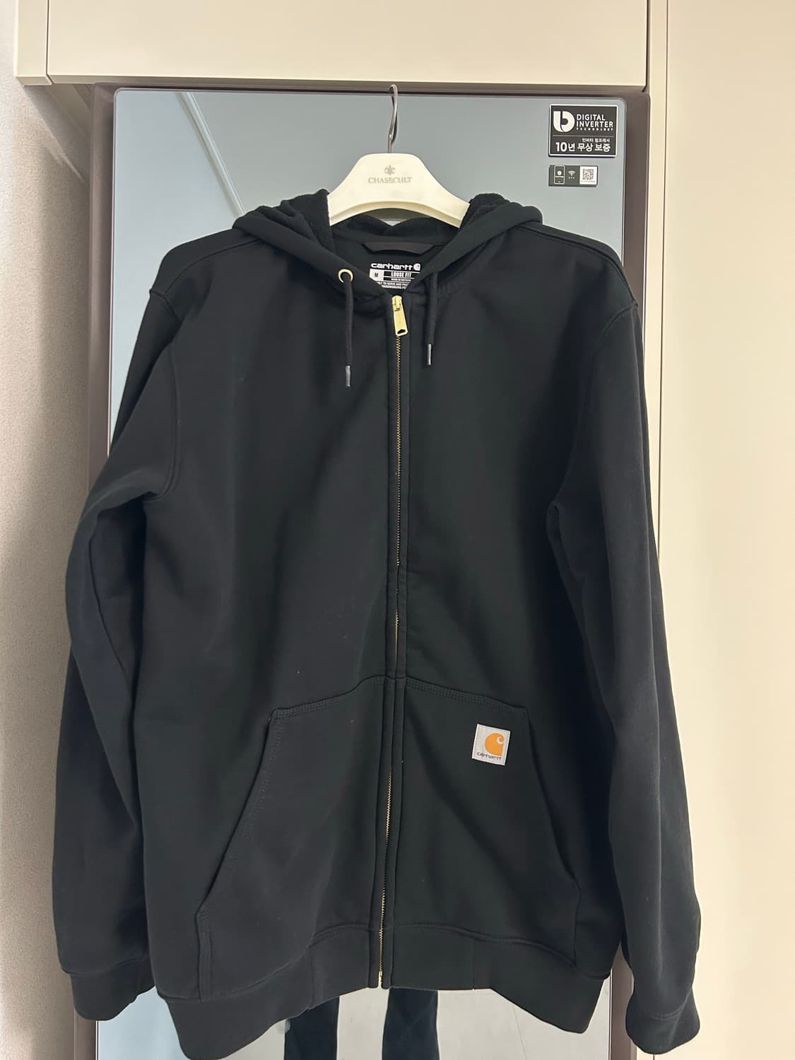 칼하트 루즈 핏 미드웨이트 후드집업 M 사이즈 상품이미지2