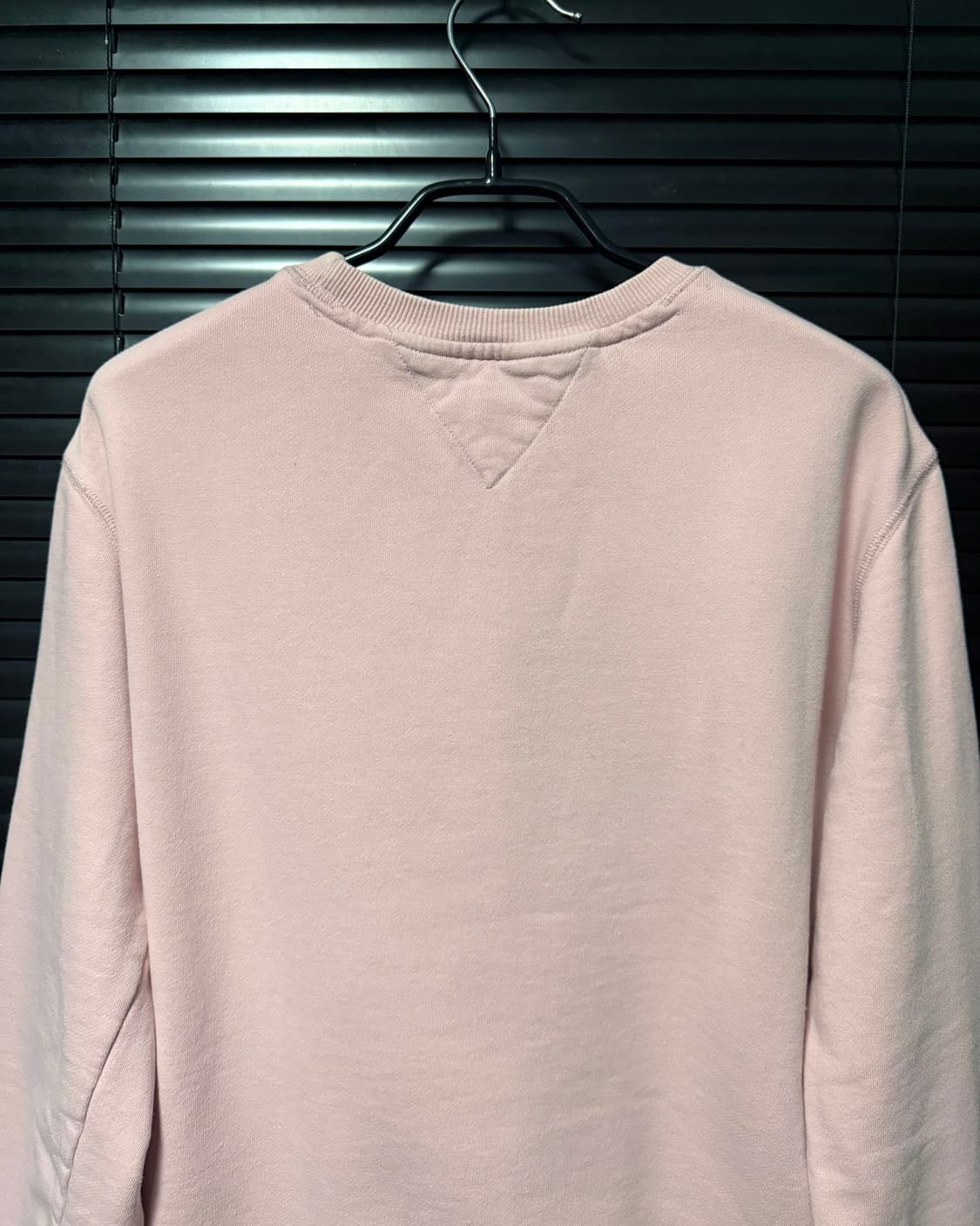 타미 힐피거 핑크 맨투맨 스웻 셔츠 로고 자수 S 90 라운드넥 로리 상품이미지5