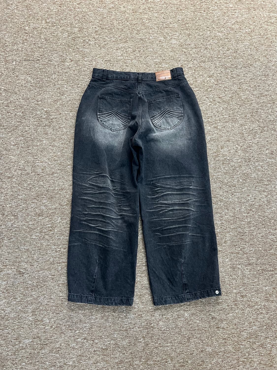 ETCE 워시드 베기진 팬츠 XL 상품이미지2