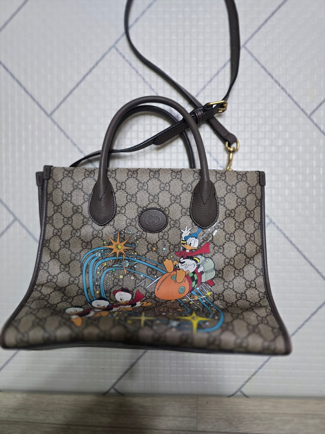 구찌 디즈니(도날드덕) 한정판 토드백 상품이미지2