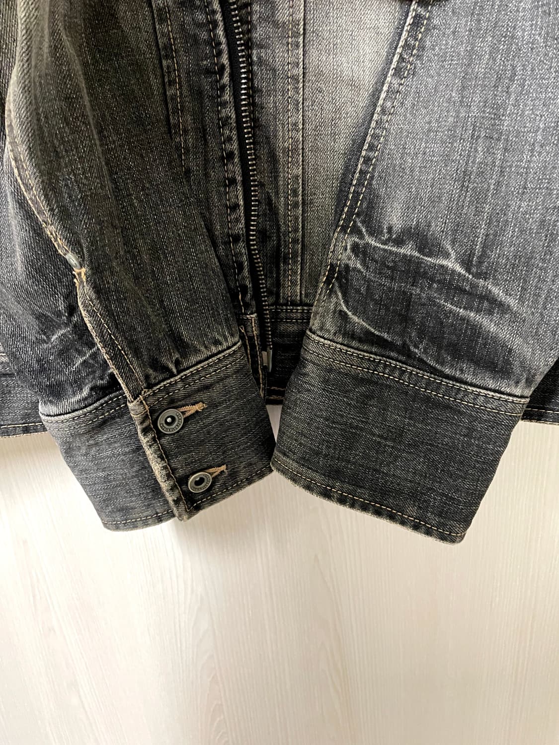 니콜클럽/ 워싱 데님 바이커 자켓/ 48 상품이미지5