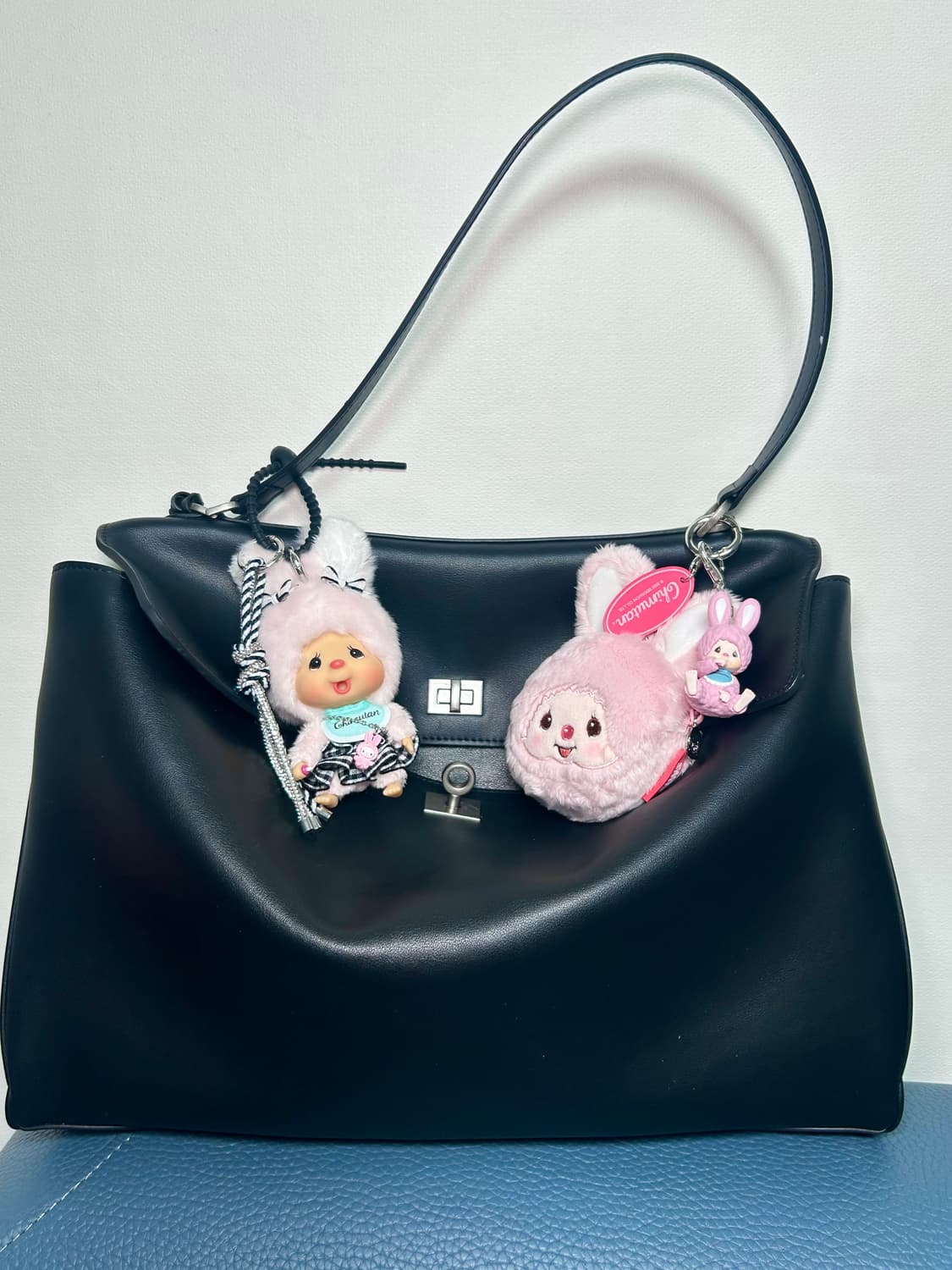 (51)몬치치🙊🐰정품 대두 치무탄 ✨💖체크스커트 상품이미지8