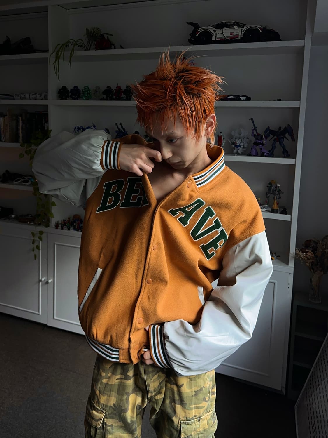 Chip Clip 오버 바시티 자켓 상품이미지1