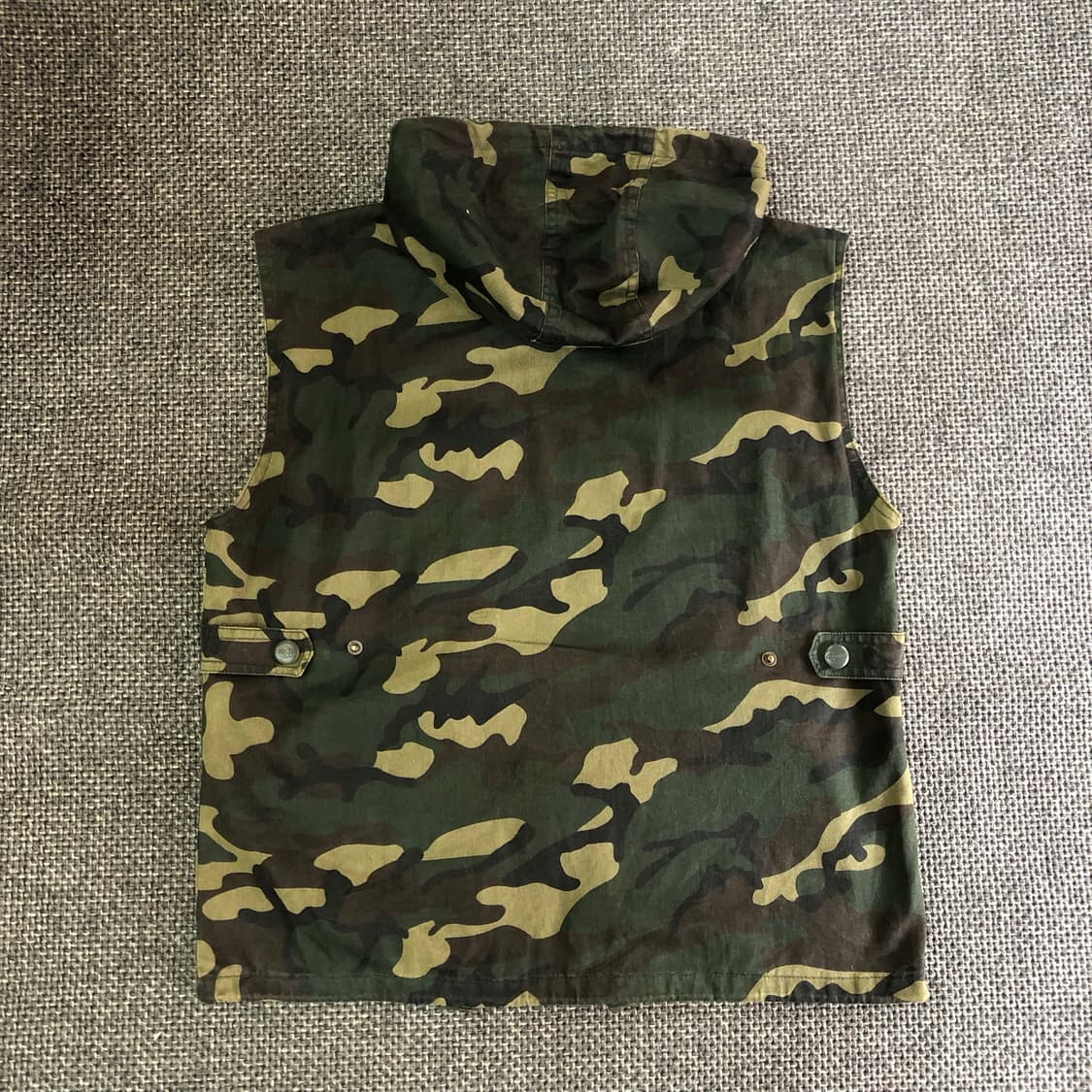 [L] Dickies 카모플라주 후드 베스트 상품이미지5