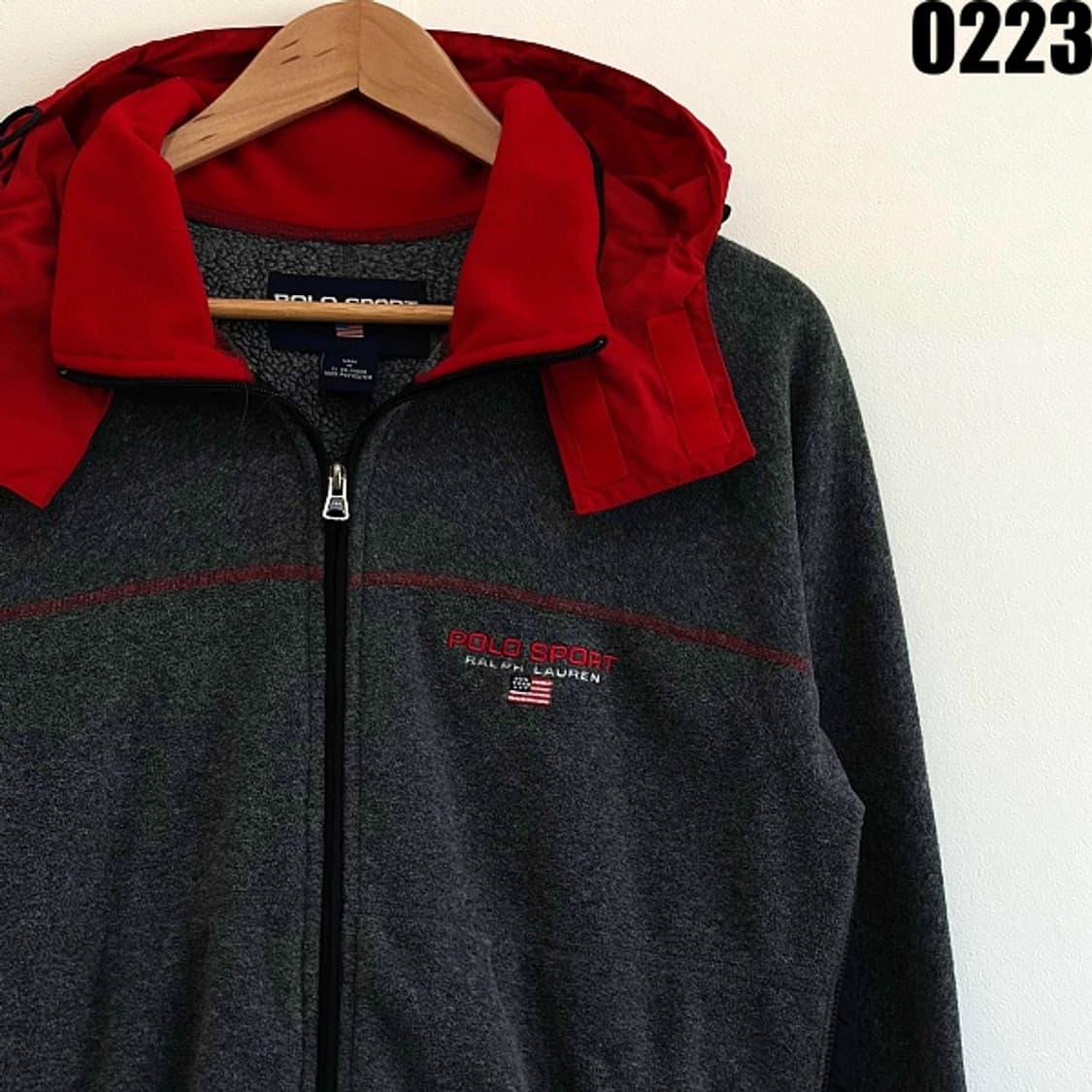 폴로 스포츠 랄프로렌 후드 집업 플리스 자켓 S 0223 상품이미지2