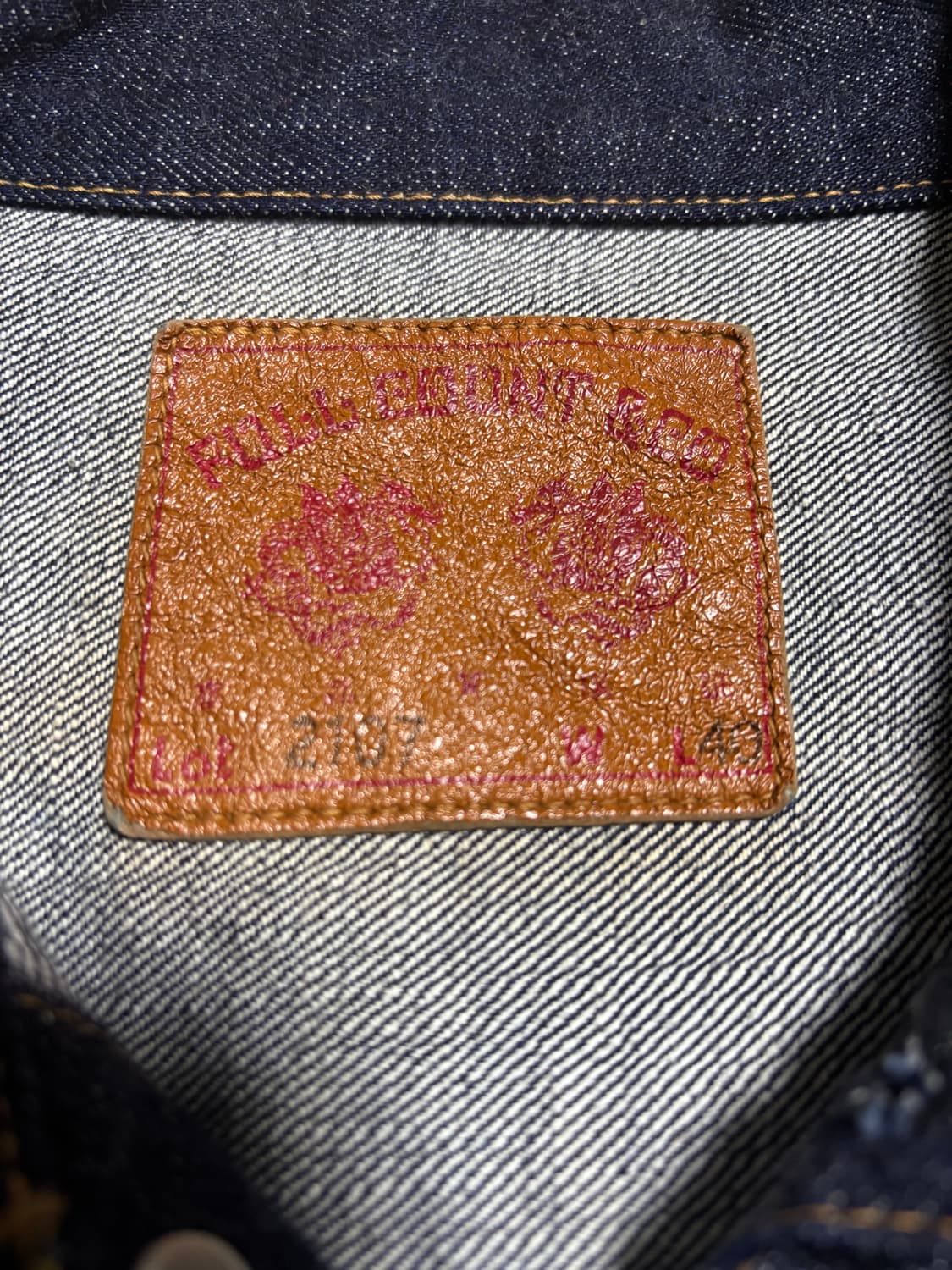 풀카운트(fullcount) 2107 사이즈40 상품이미지3