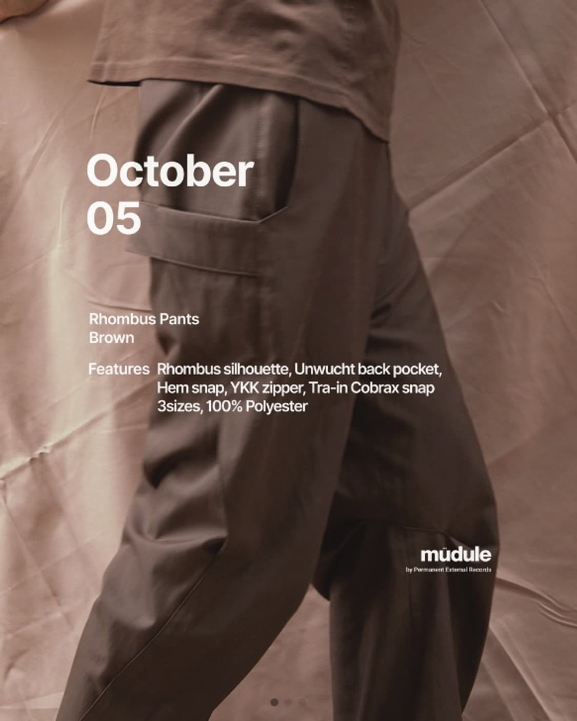 머듈 롬버스 팬츠(4) 상품이미지1