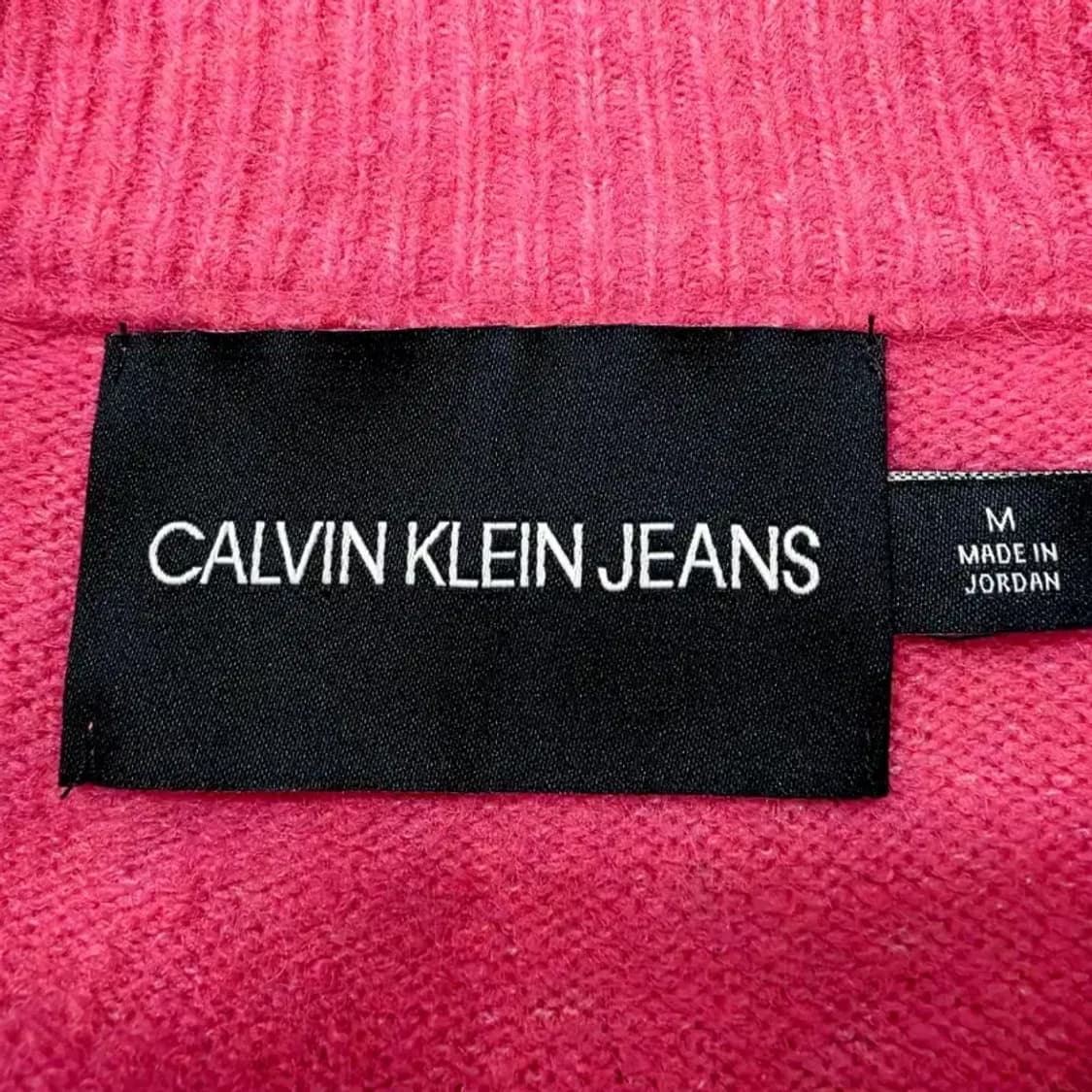 캘빈클라인 진 핫핑크 로고 니트 (컨디션 최상) 55 상품이미지5