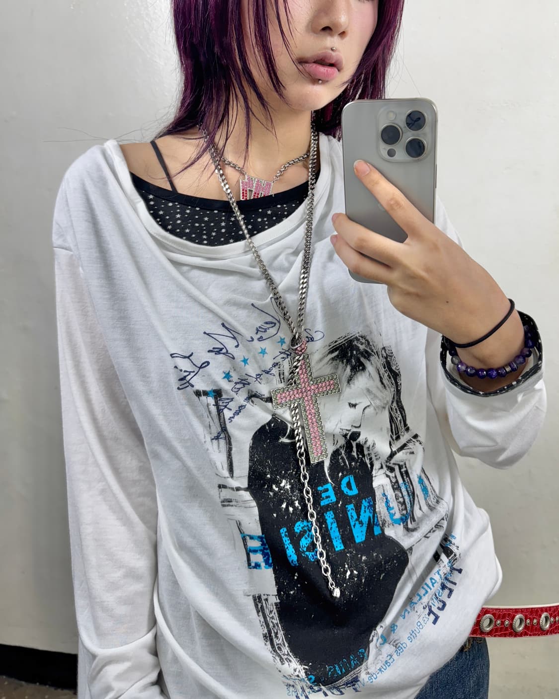 드레이프레이어드 디테일 롱슬리브 상품이미지2