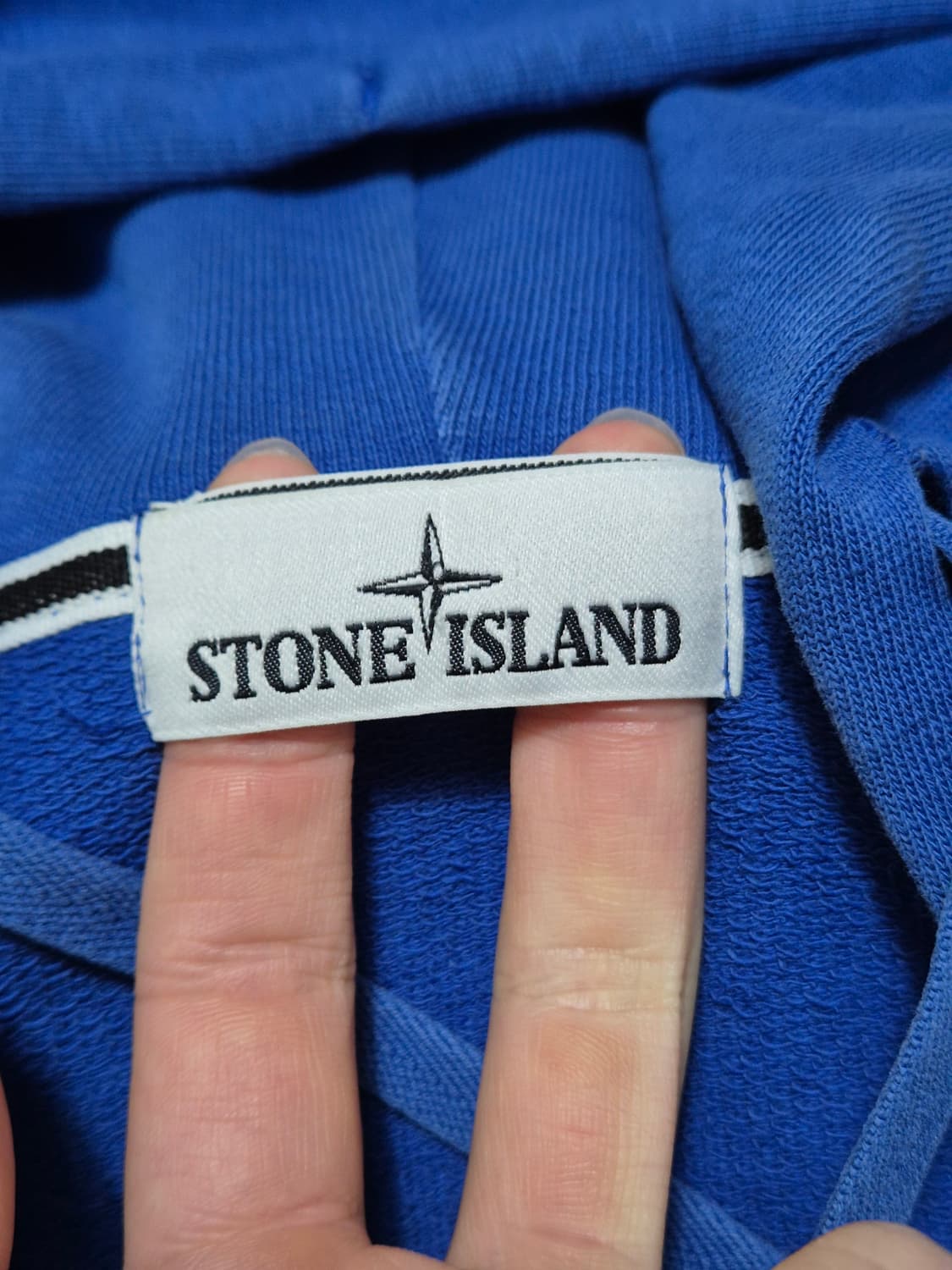정품 스톤아일랜드 후드집업 95-M 파란색  상품이미지5