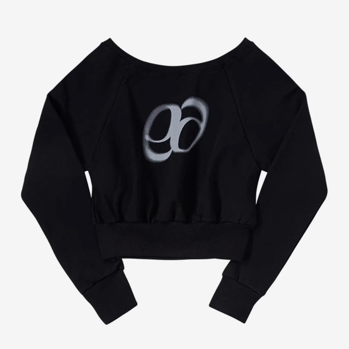 애즈온 MANDY SWEATSHIRT / BLACK 상품이미지2