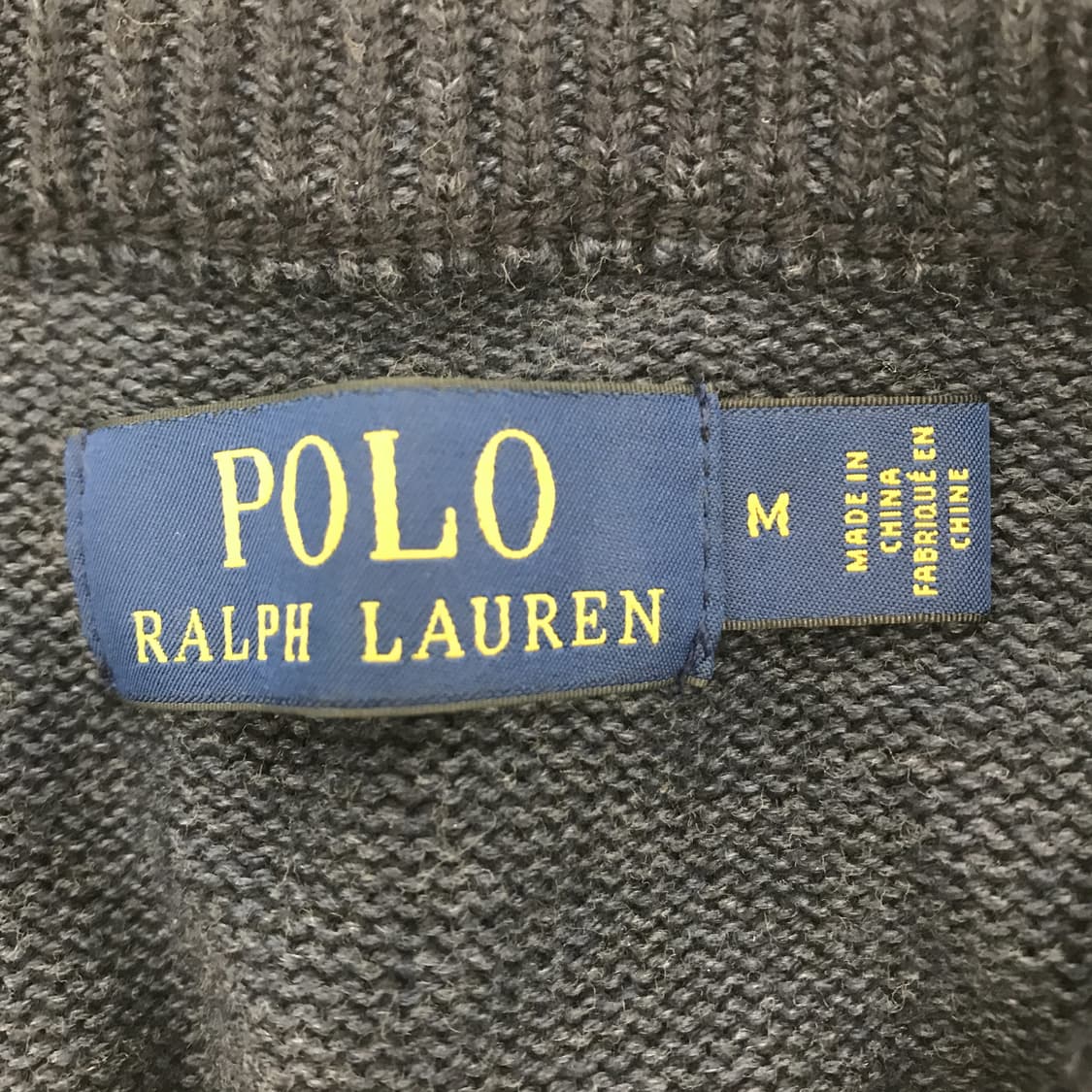 폴로 랄프로렌 가먼트다잉 헤비코튼 니트 [M] 상품이미지5