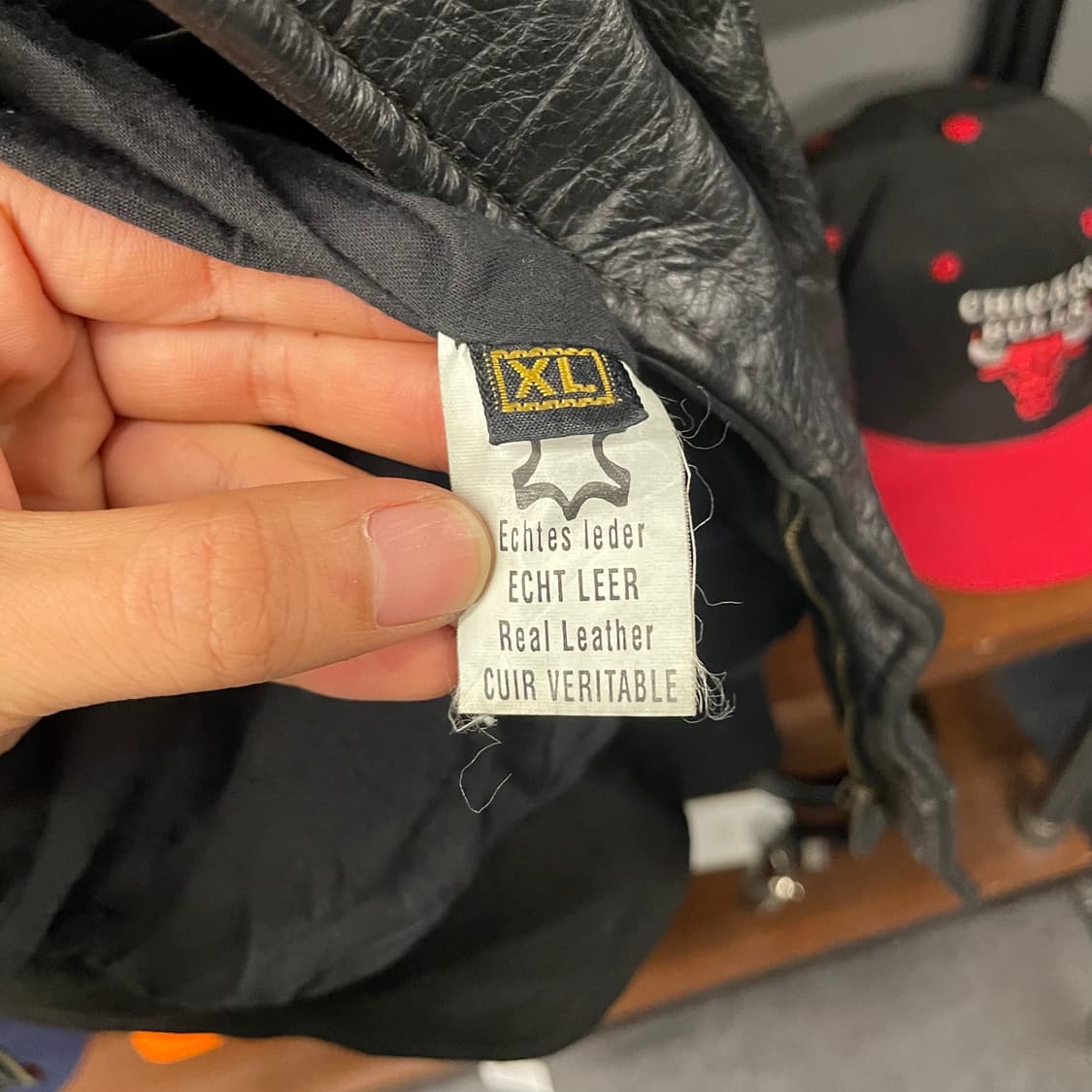 90s Echtes Leder 리얼 레더 플라이트 봄버 자켓 상품이미지8