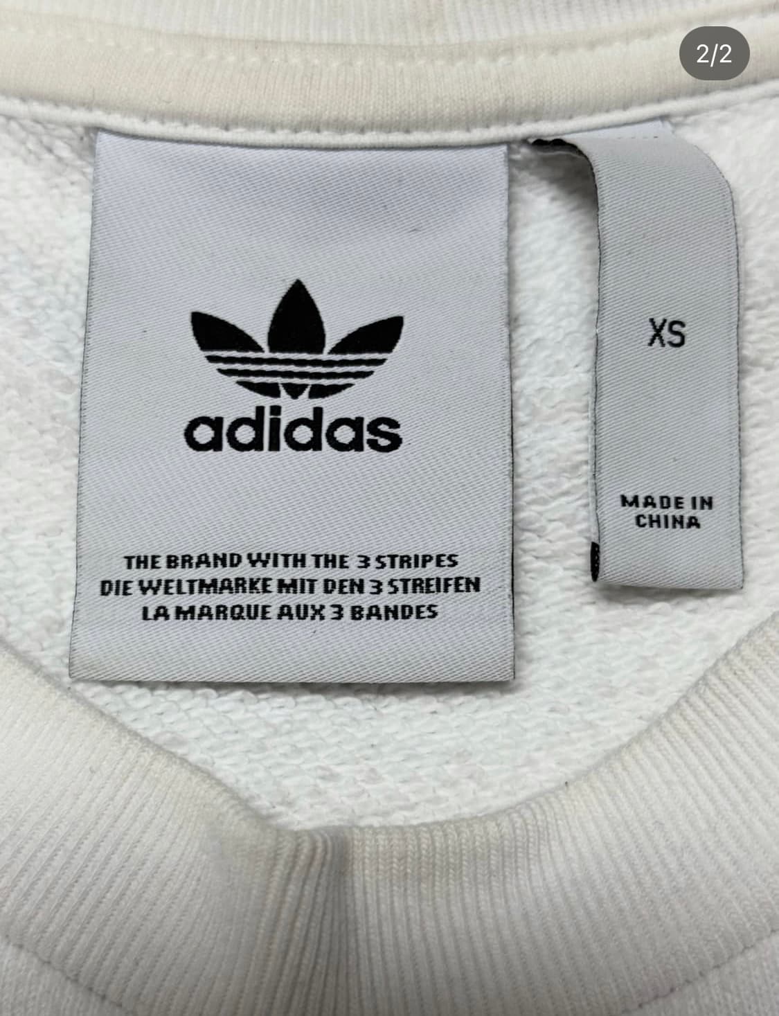 아디다스 파이어버드 맨투맨 XS 상품이미지2