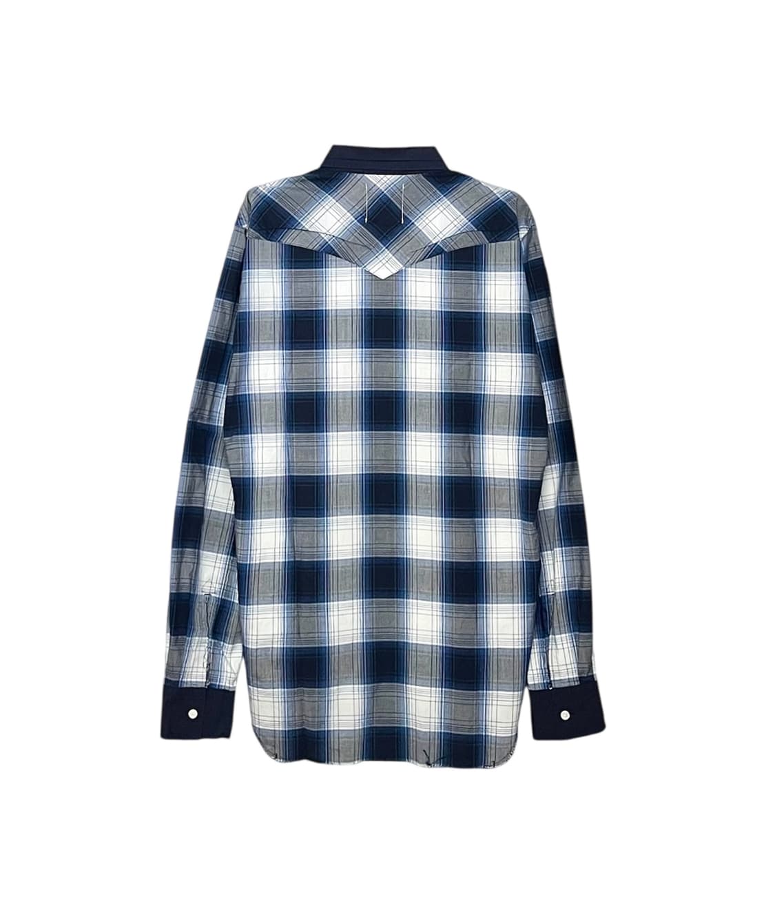 western ombre check shirt 상품이미지2