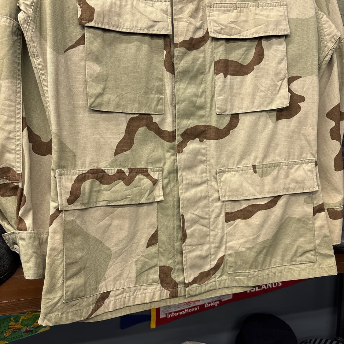 00s US Army 데저트 카모플라쥬 컴뱃 필드자켓 N1137 상품이미지4